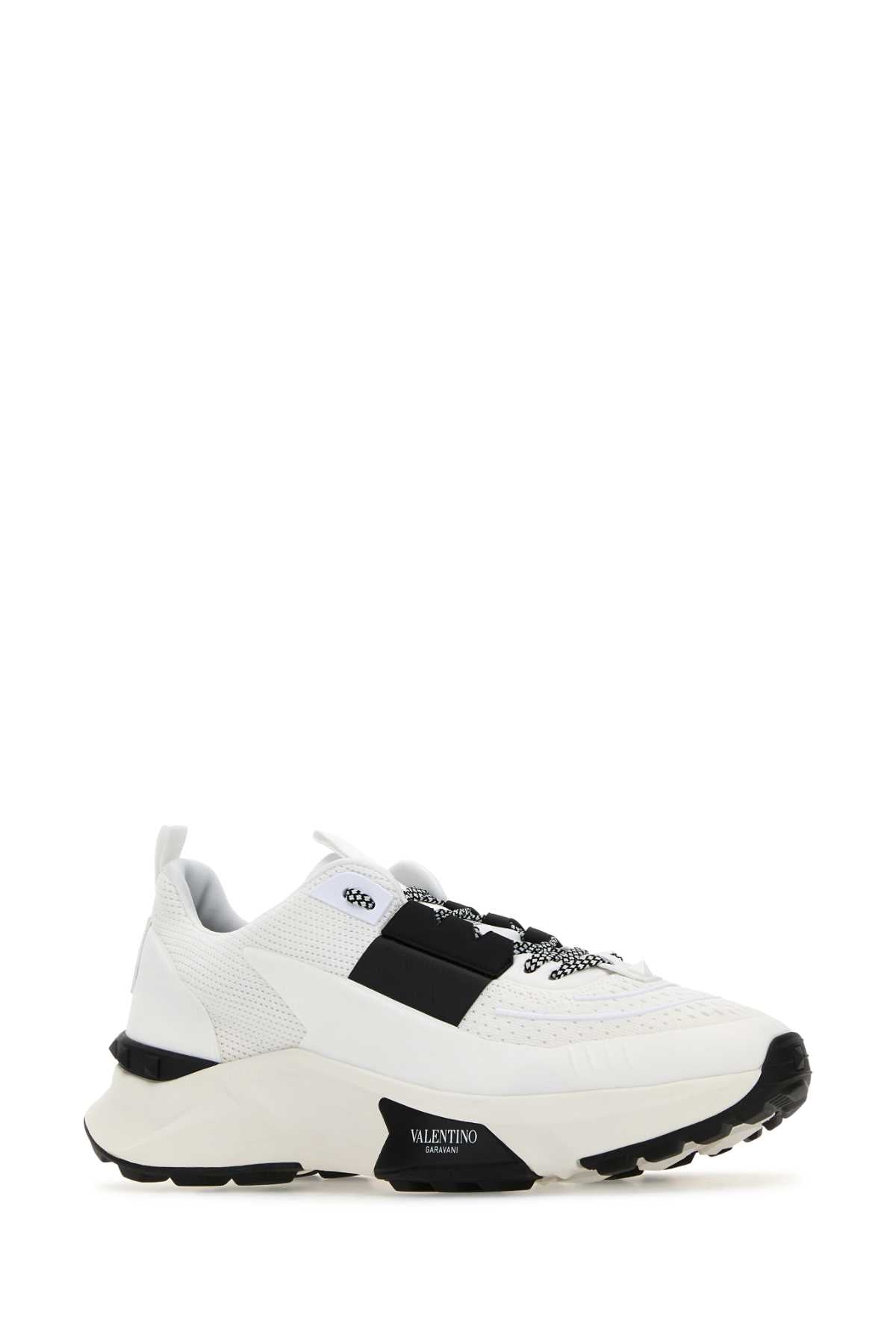 VALENTINO GARAVANI Two-tone Fabric and Mesh True Act Sneaker