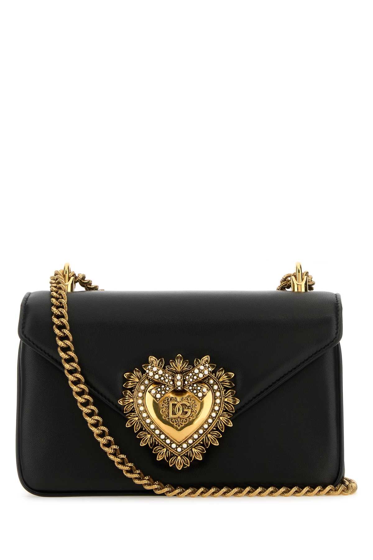 DOLCE & GABBANA Mini Devotion Leather Shoulder Handbag