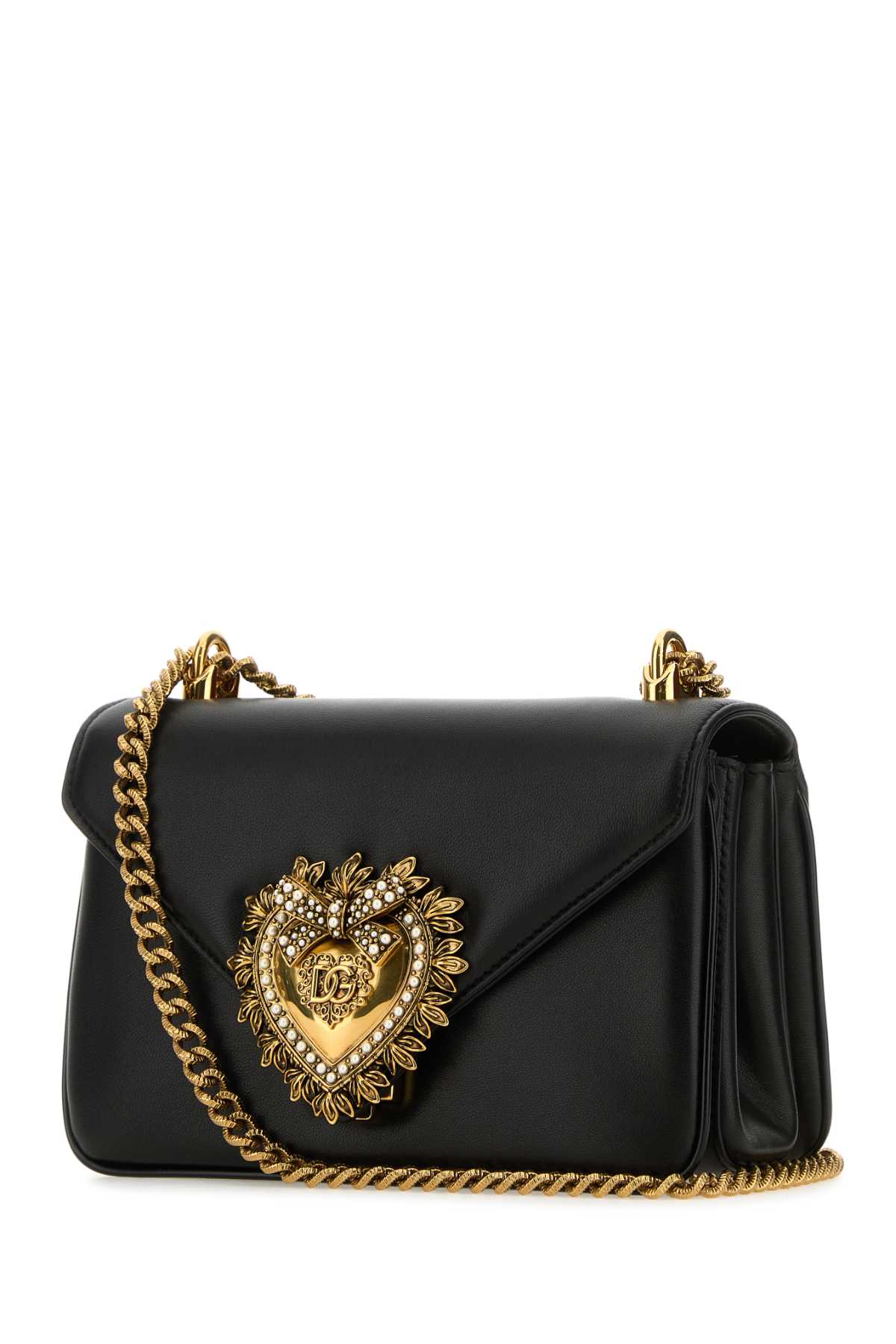 DOLCE & GABBANA Mini Devotion Leather Shoulder Handbag