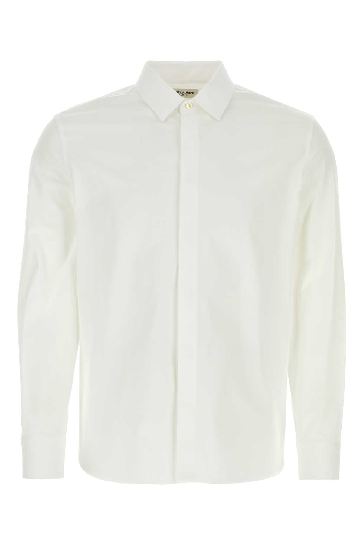 SAINT LAURENT Classic Poplin Shirt for Men - Perfect for Every Occasion