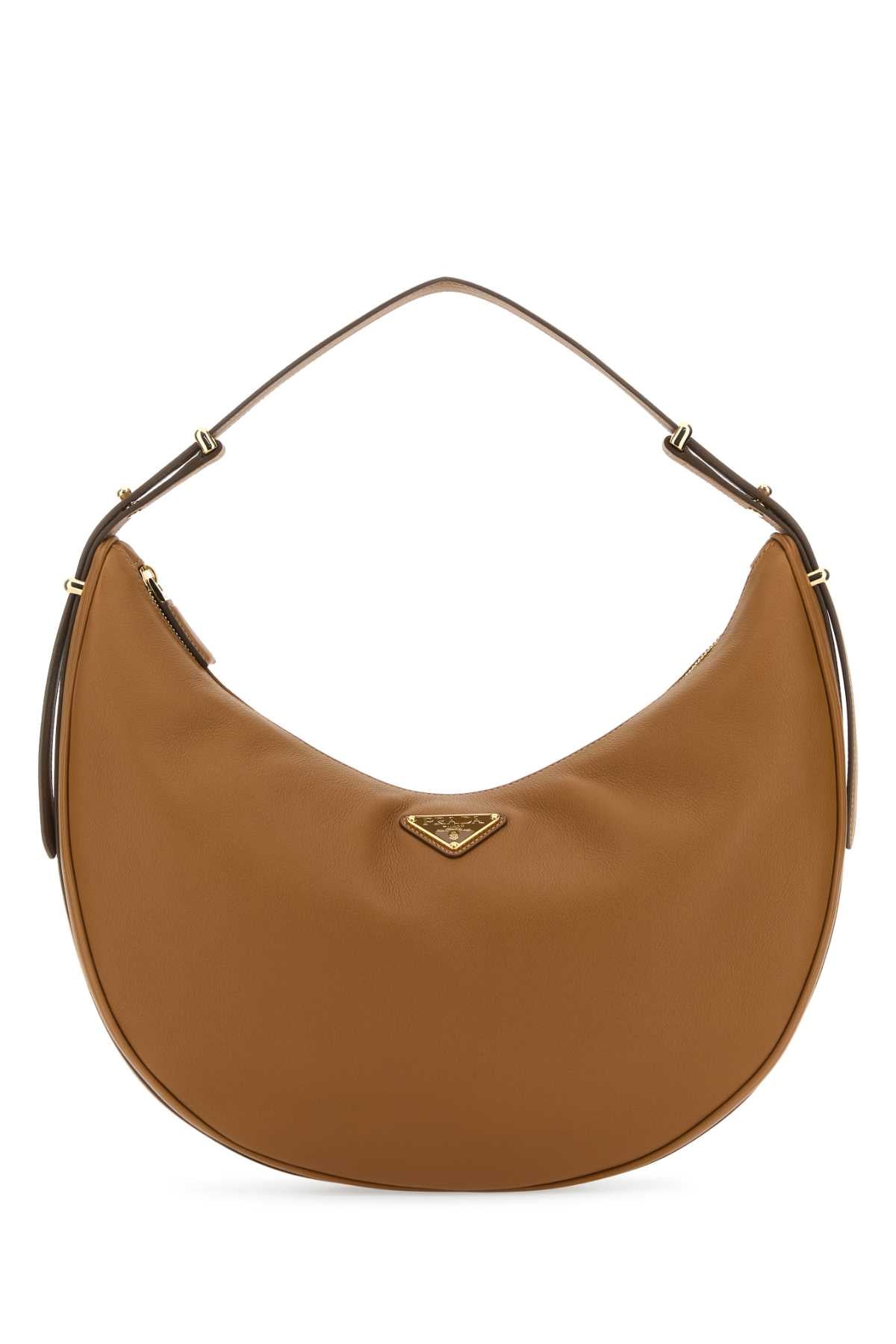 PRADA Elegant Leather Big Handbag - 33cm Width