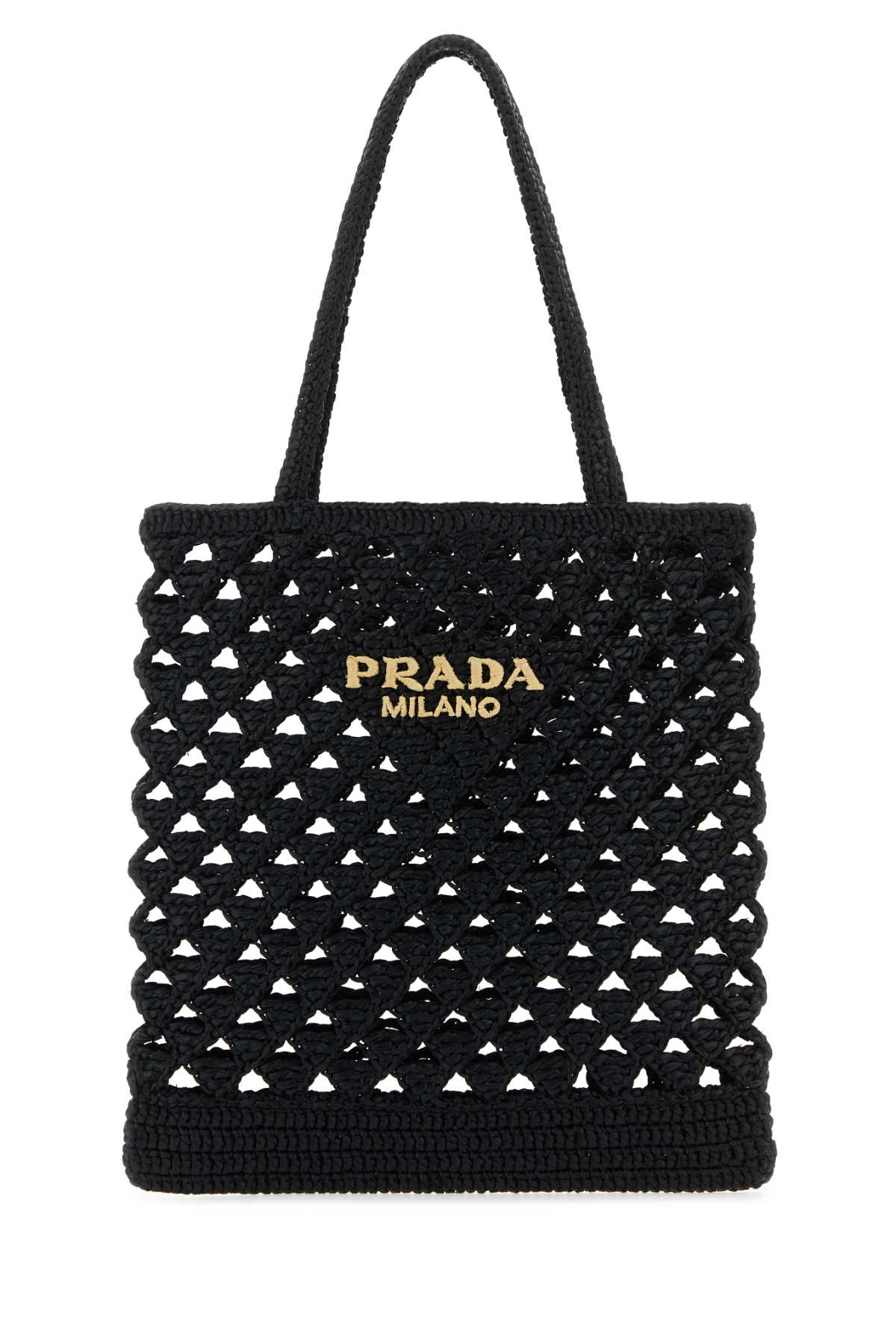 PRADA Chic Mini Straw Handbag - 30 cm Width