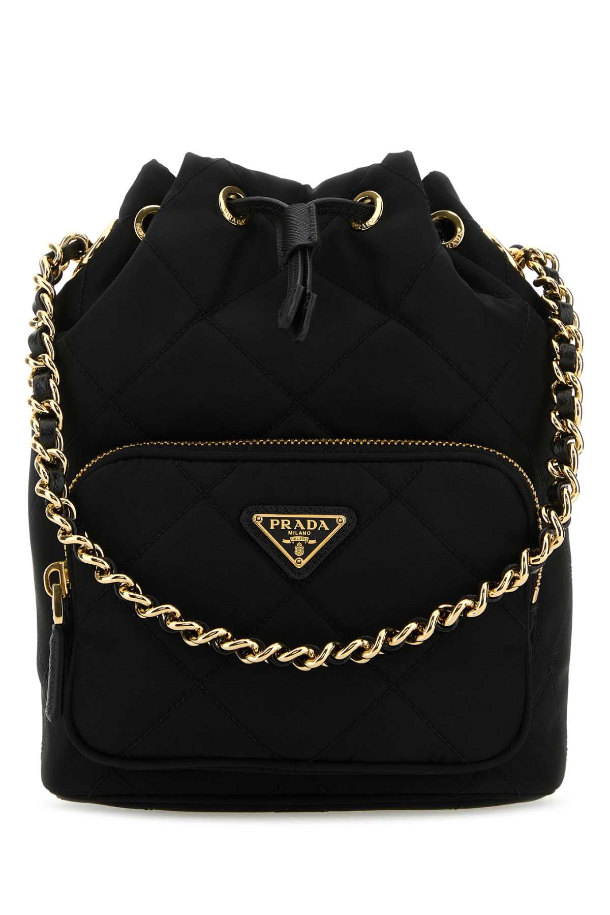 PRADA Re-Nylon Mini Bucket Handbag - Sleek and Sustainable