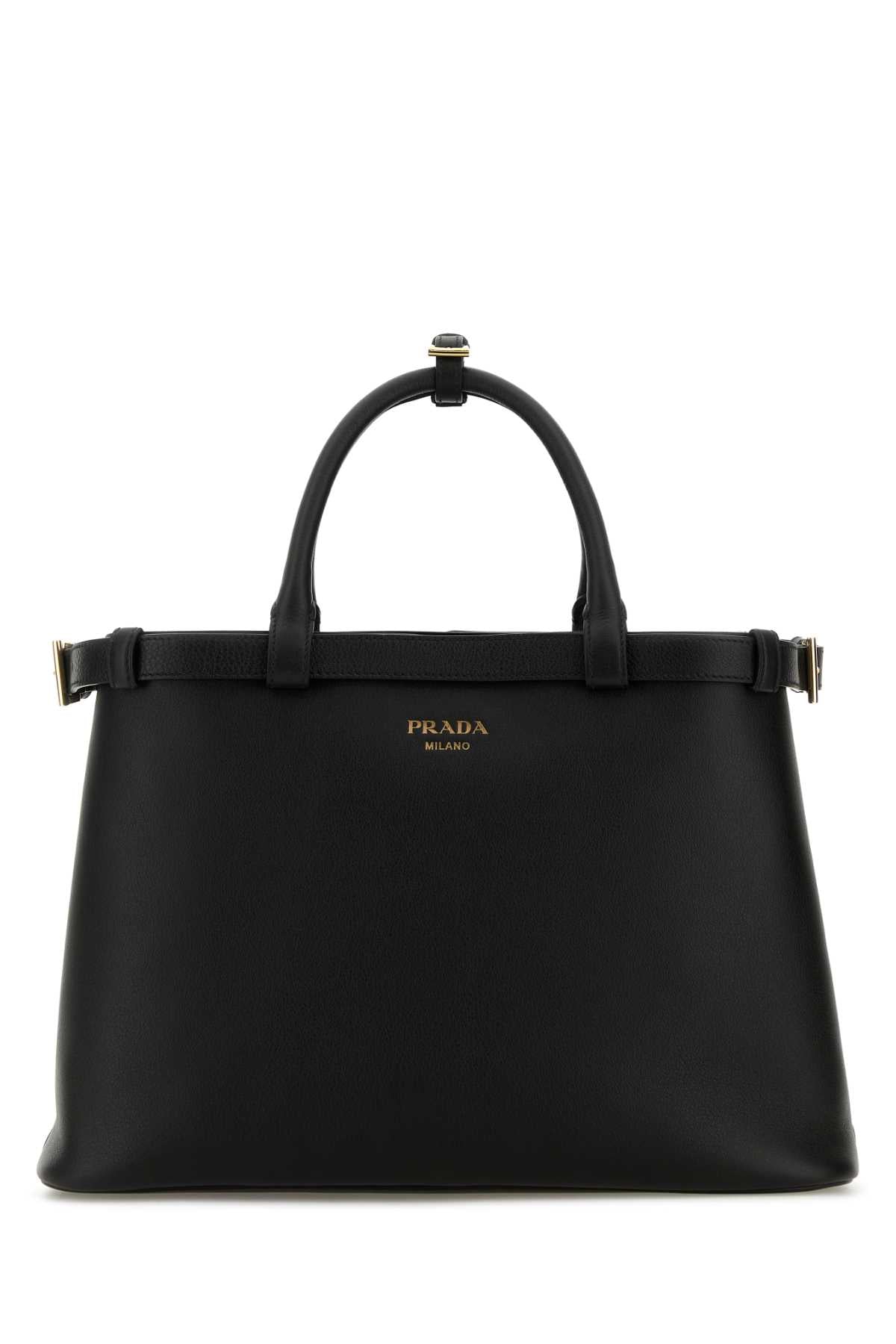 PRADA Medium Buckle Handbag - 35cm Width