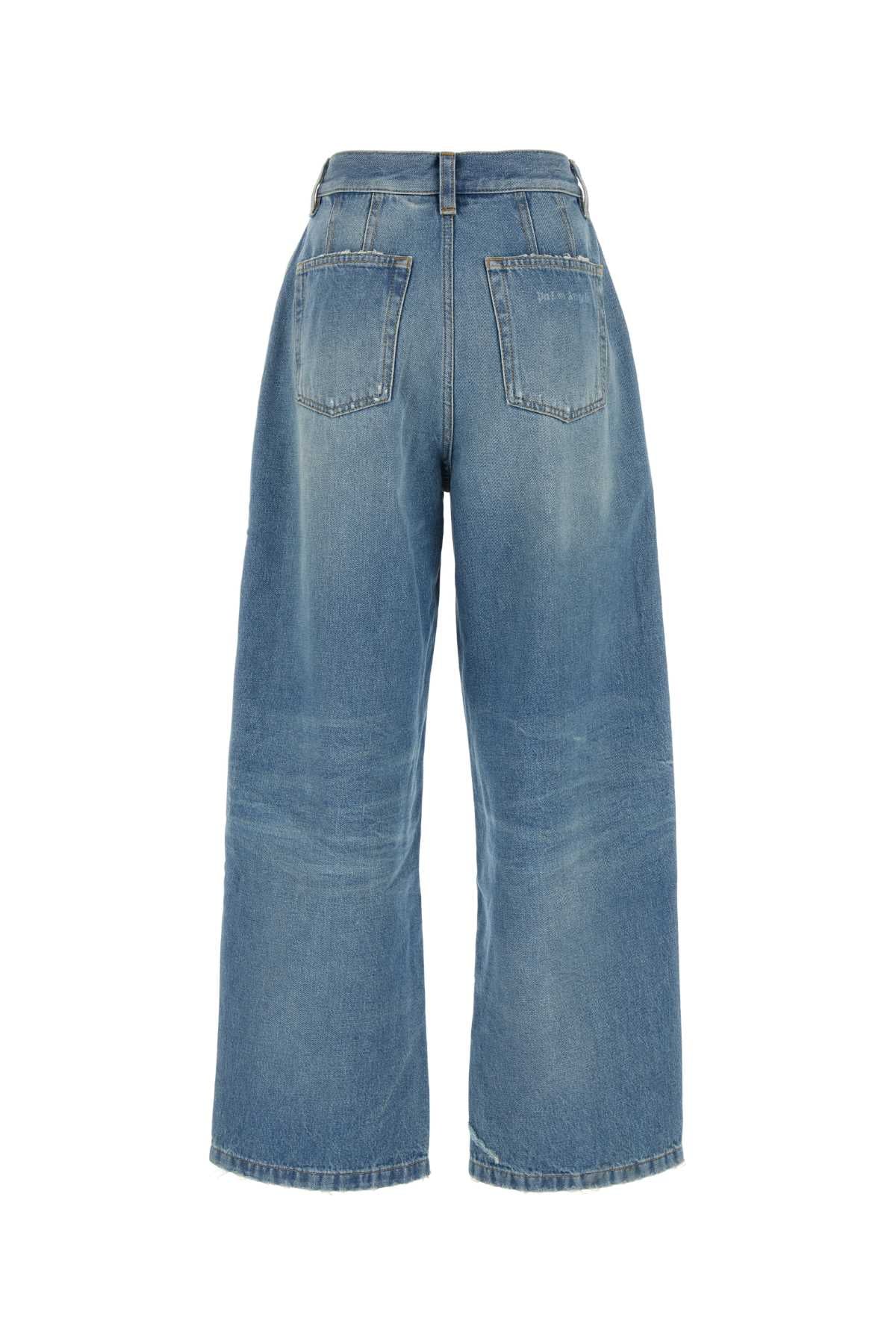 PALM ANGELS Wide-Leg Denim Jeans for Women