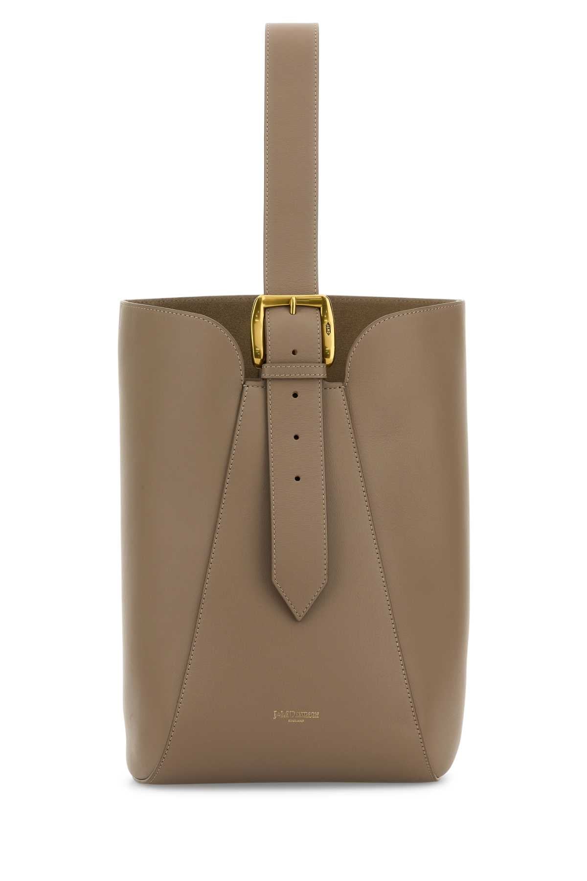 J&M DAVIDSON Mini Leather Quiver Bucket Handbag - 26 cm x 35 cm x 22 cm