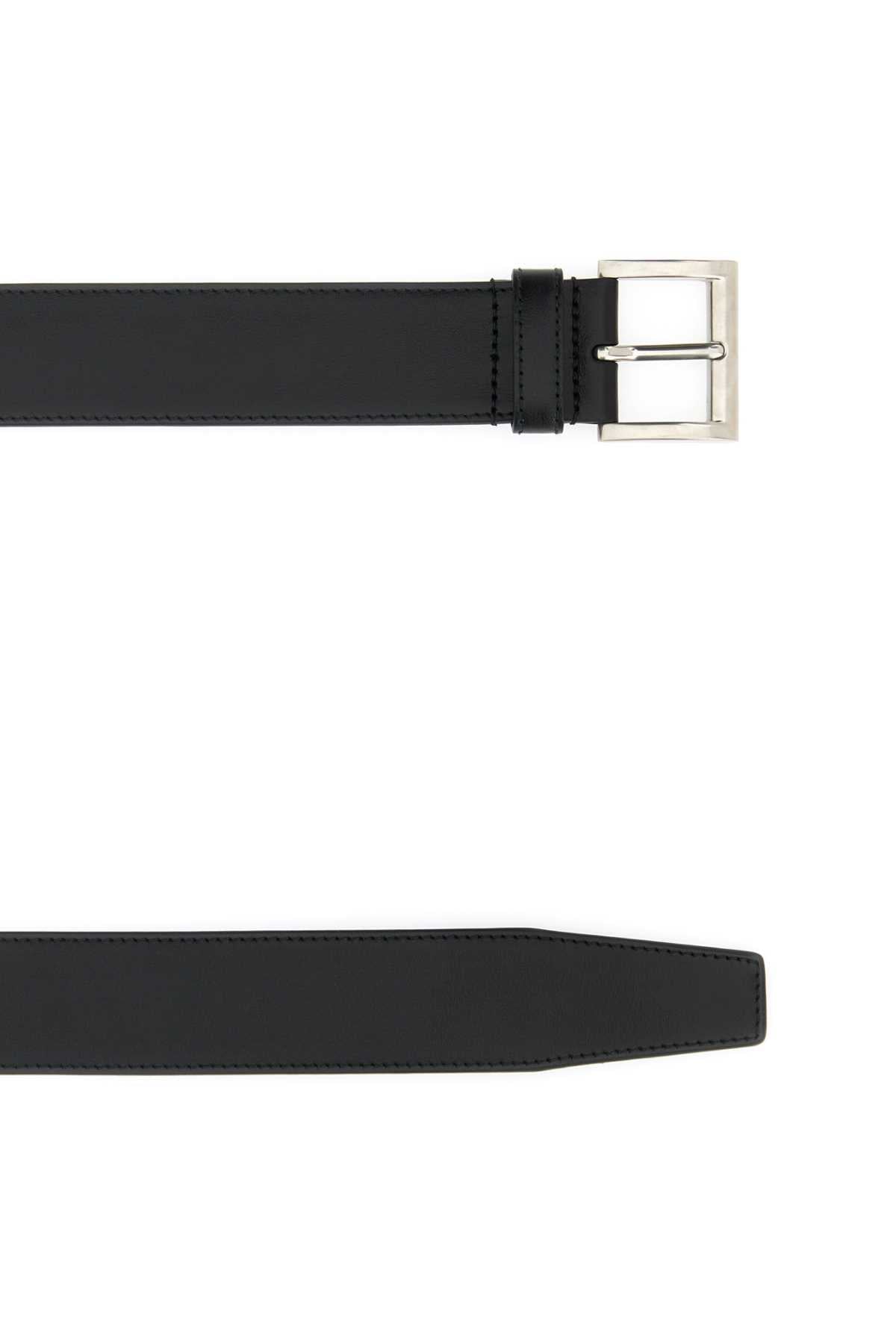PRADA Elegant Leather Belt, 3 cm Height
