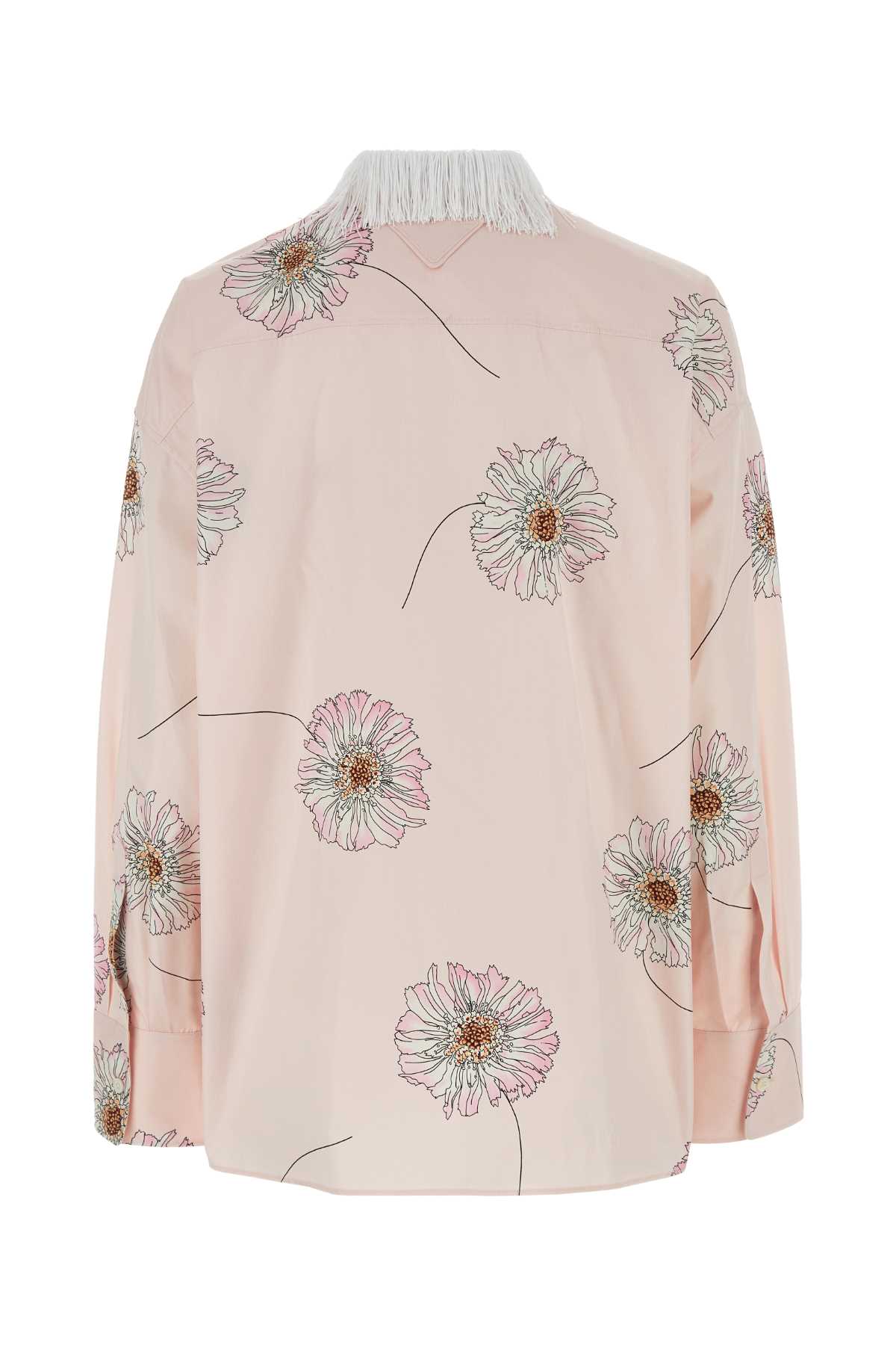 PRADA Floral Printed Oversized Shirt for Women