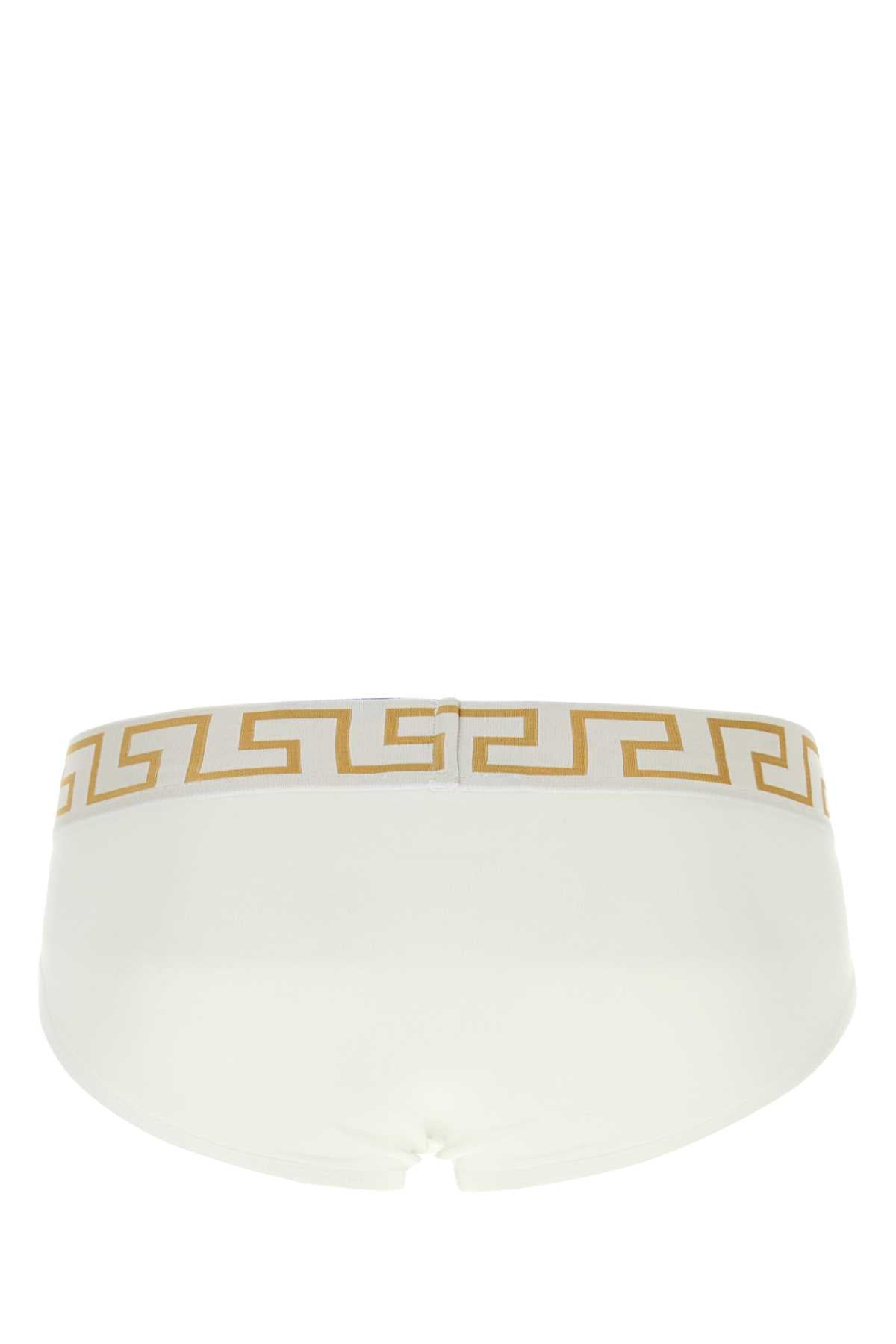 VERSACE Stretch Cotton Brief for Men - FW25 Collection