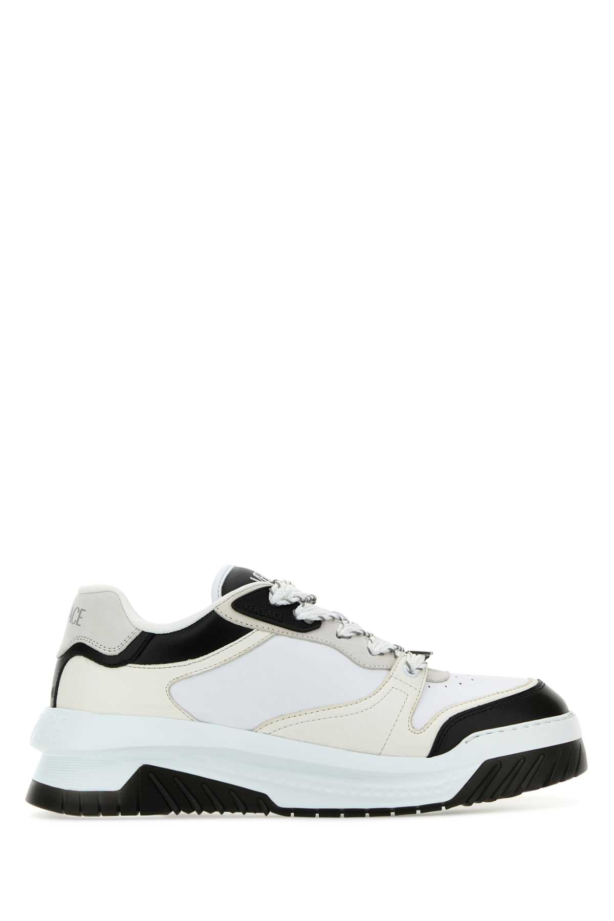 VERSACE Elevated Multicolor Leather Odissea Sneaker for Men