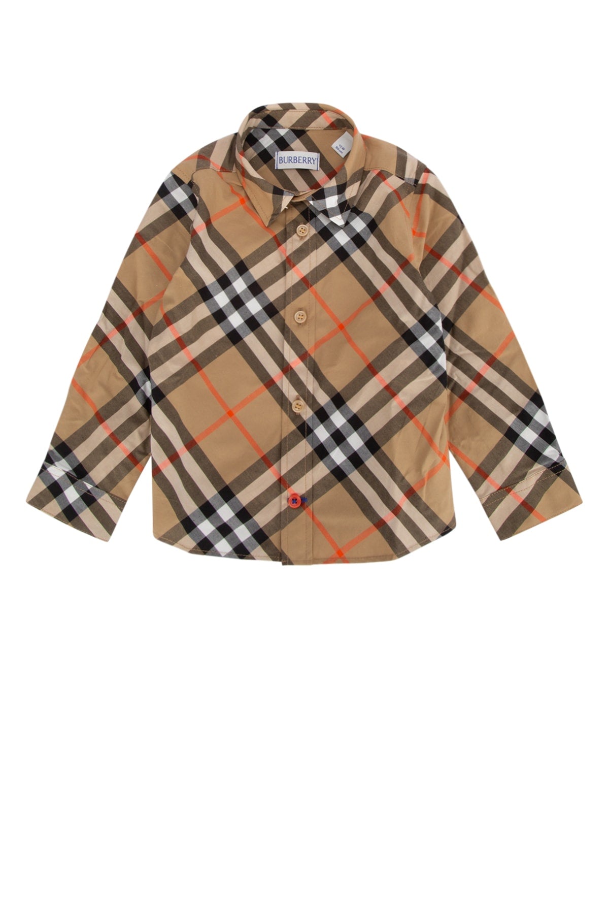 BURBERRY JR Mini Essential Long Sleeve Shirt for Kids