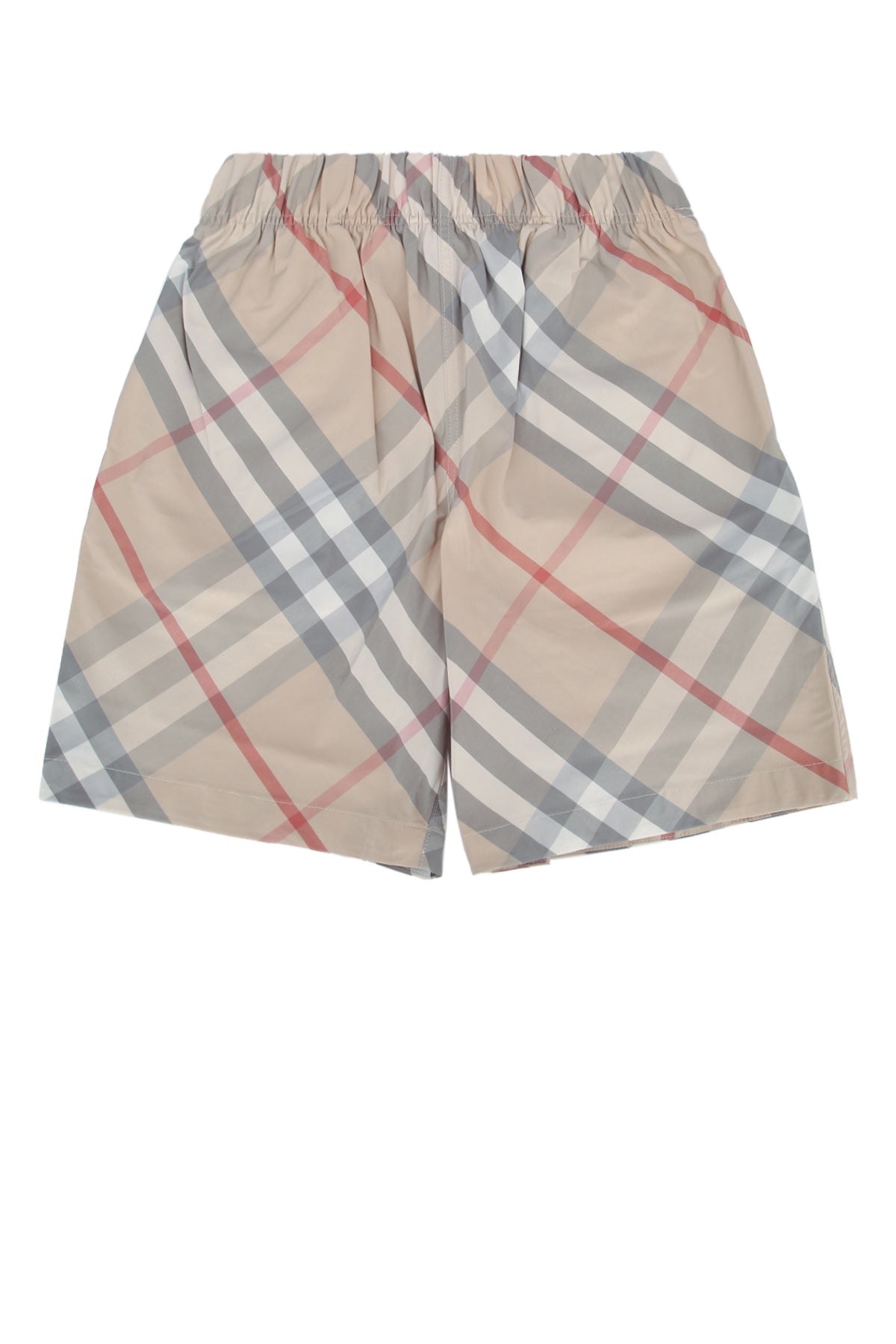 BURBERRY JR Kids' Mini Checked Fabric Shorts