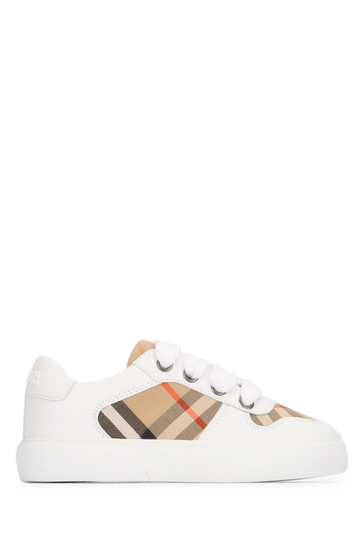 BURBERRY JR Mini Classic Check Sneakers for Kids