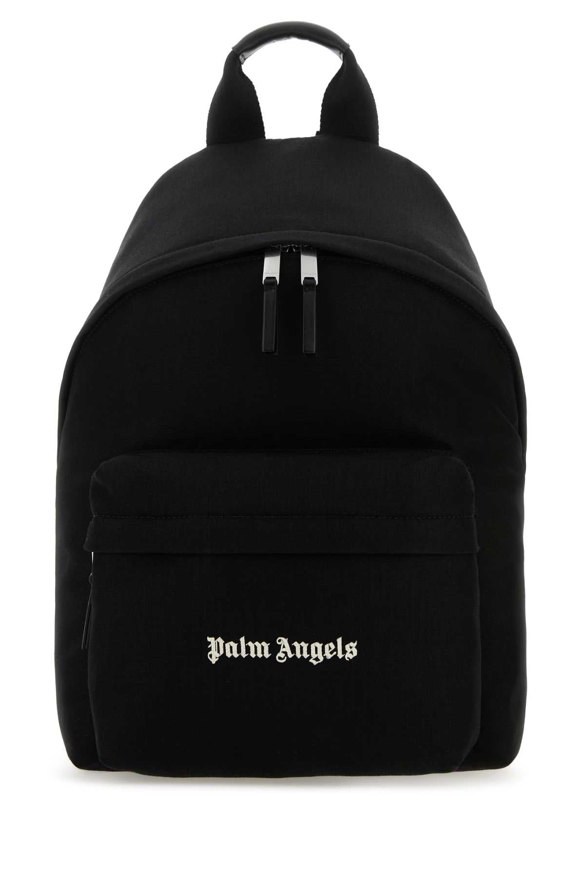 PALM ANGELS Black Canvas Cordura Mini Backpack - 26 cm x 42 cm x 22 cm