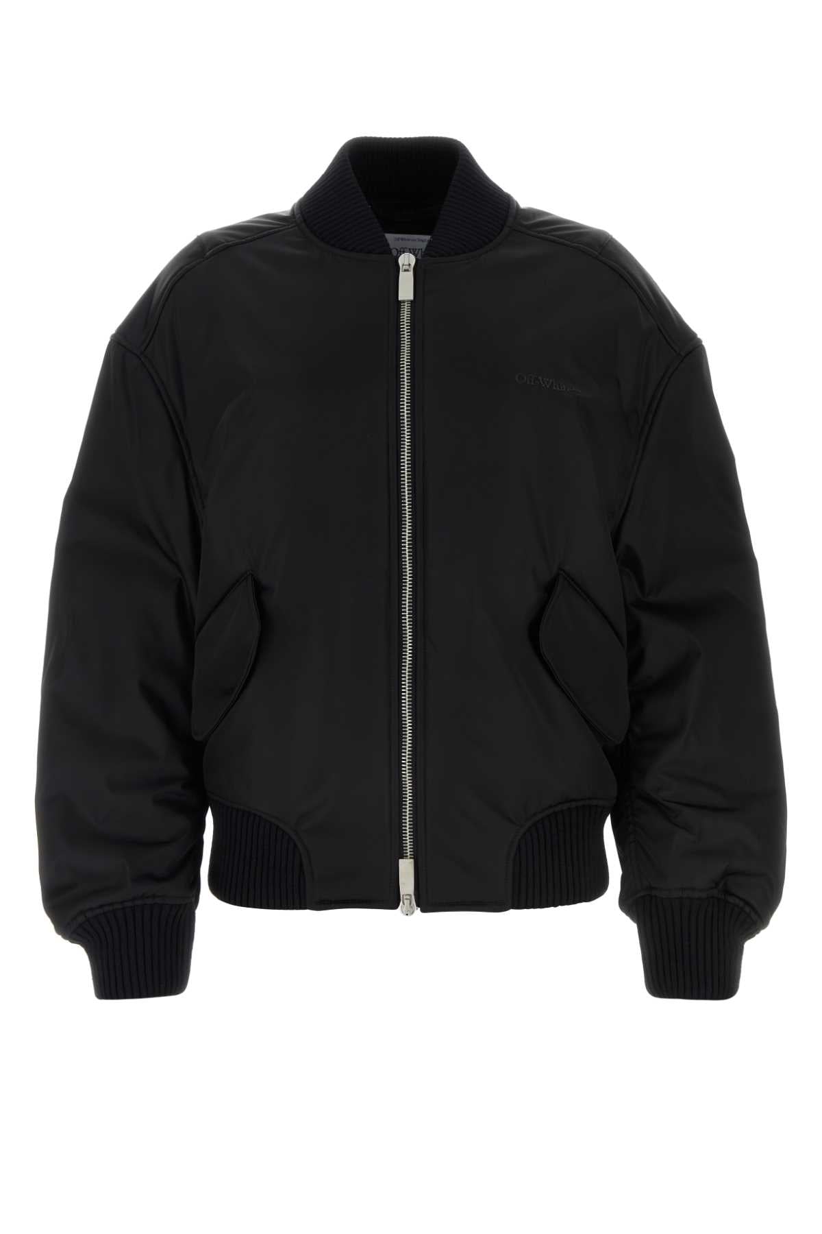 OFF WHITE Women's Nylon Blend Bomber Jacket - 24W