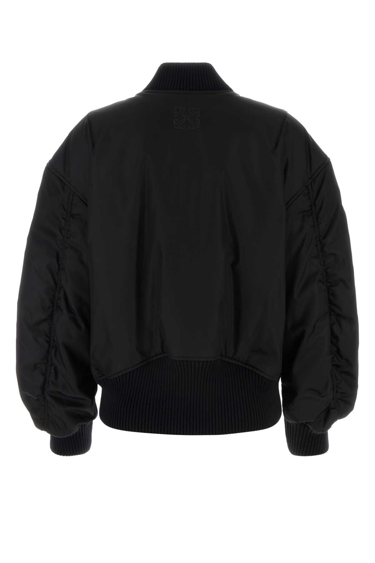 OFF WHITE Women's Nylon Blend Bomber Jacket - 24W