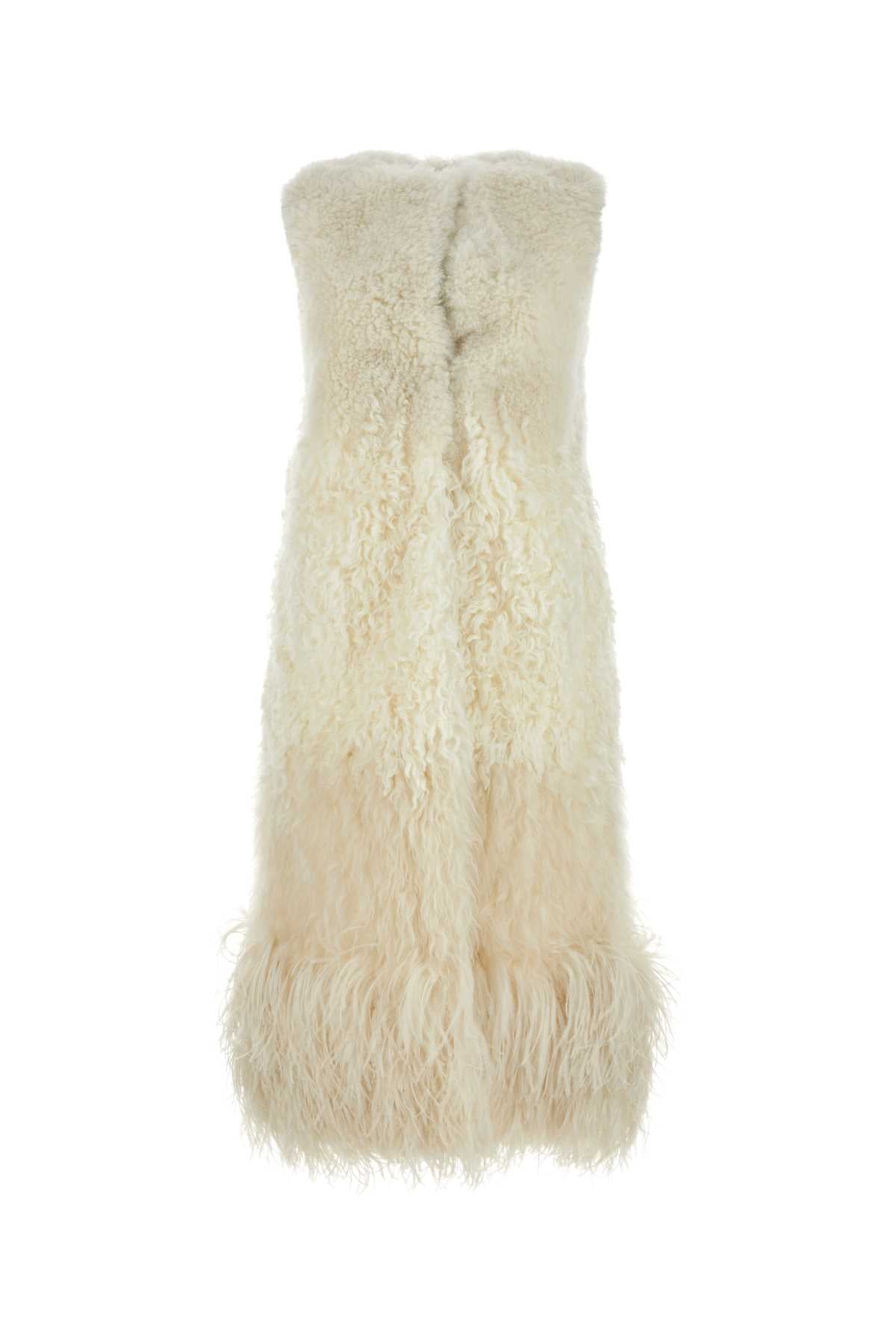 PRADA Sleeveless Fur Jacket