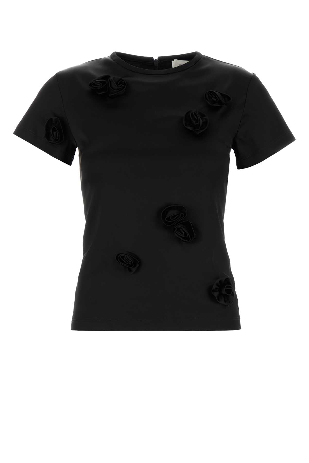 SPORTMAX Satin Mendoza T-Shirt for Women - FW24 Collection