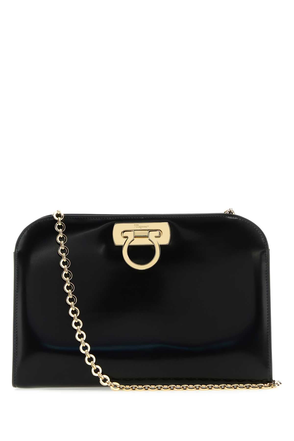 Ferragamo Elegant Mini Leather Clutch - 28 cm x 18 cm x 7 cm