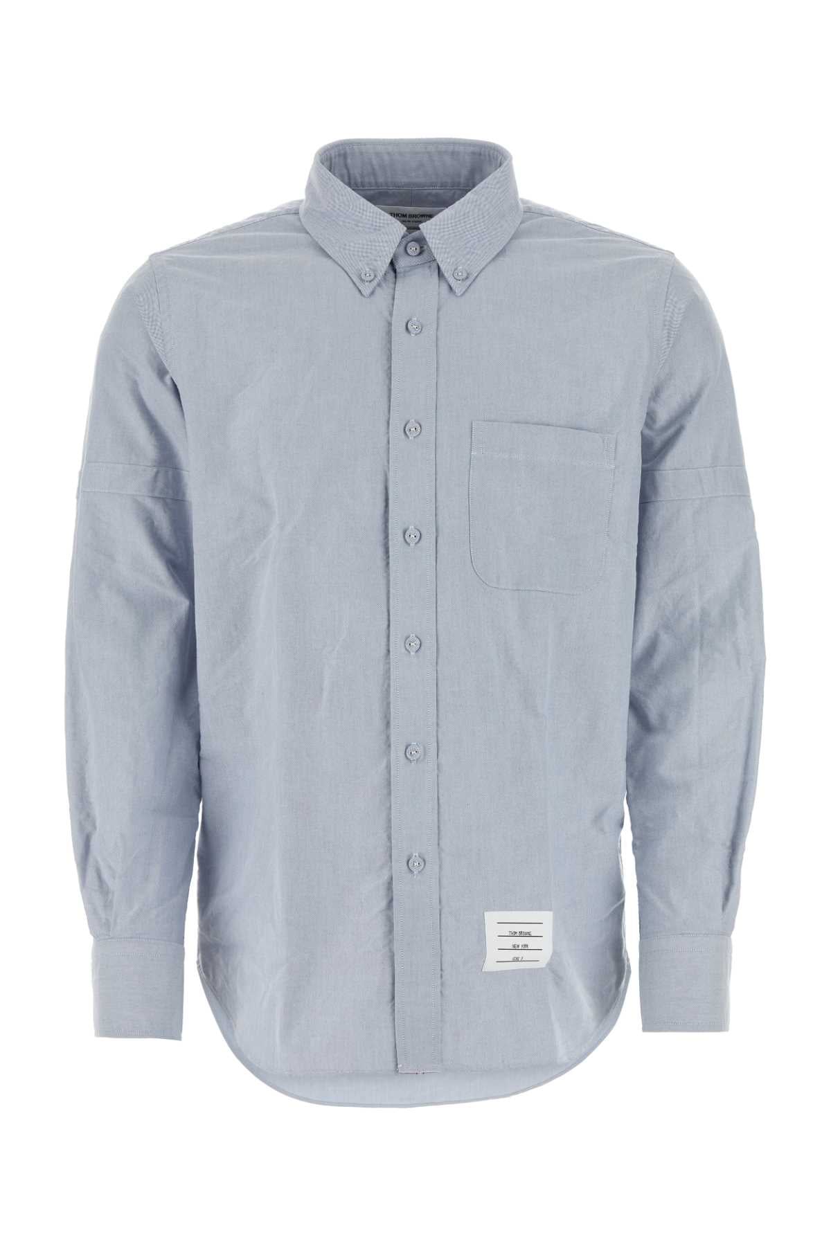 THOM BROWNE Classic Oxford Shirt - Light Blue