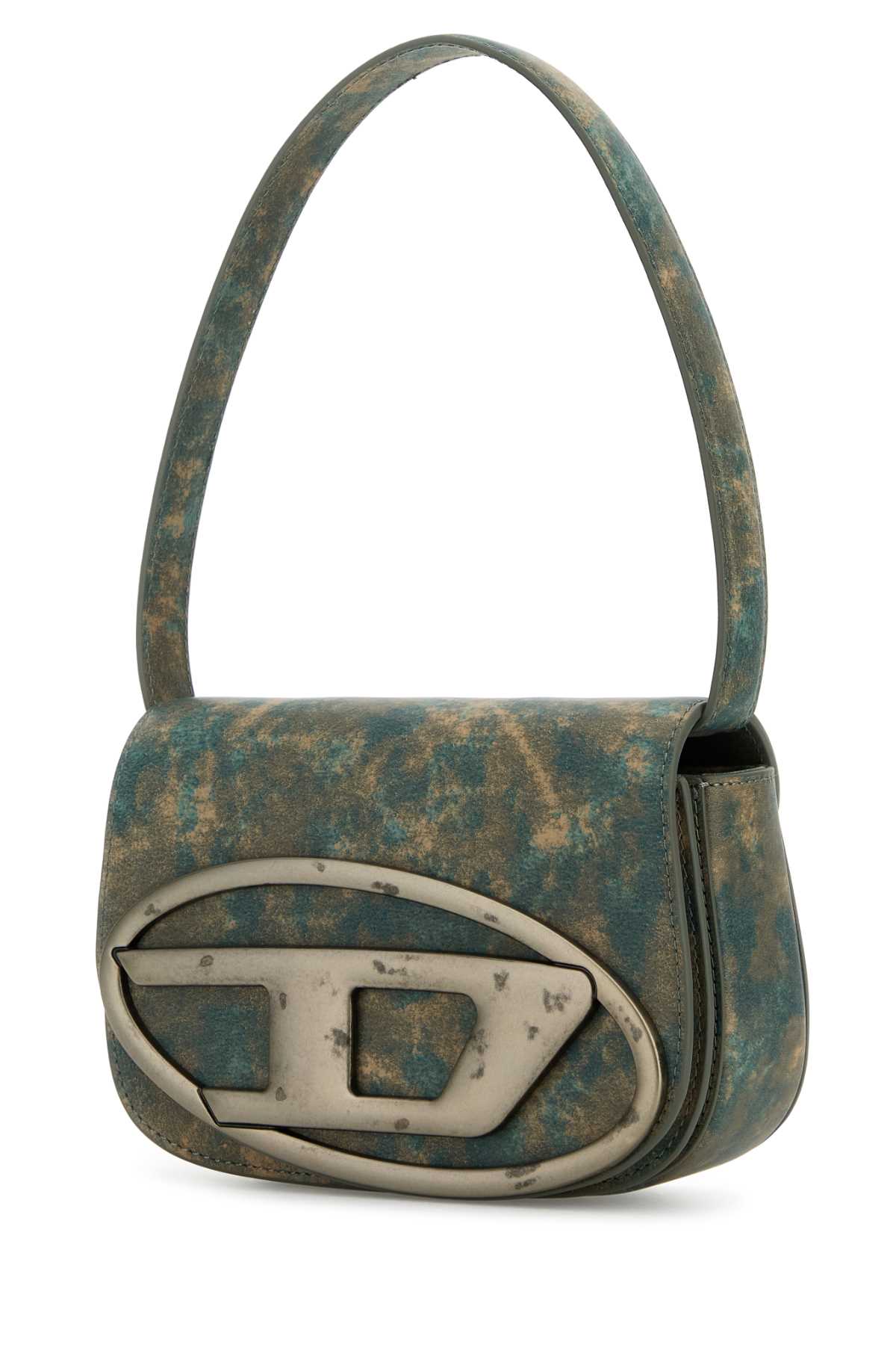 DIESEL Printed Synthetic Leather Mini Shoulder Handbag