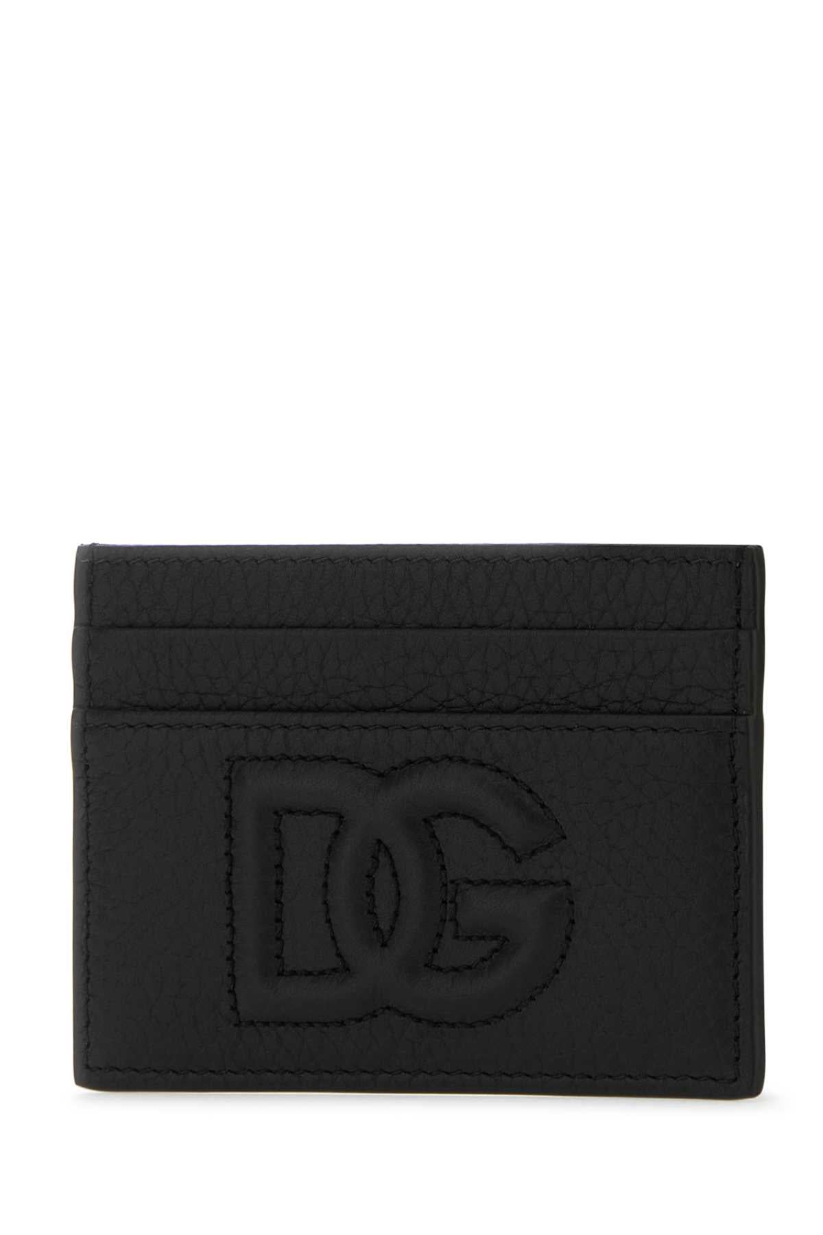 DOLCE & GABBANA Mini Leather Card Holder - Perfect for Men