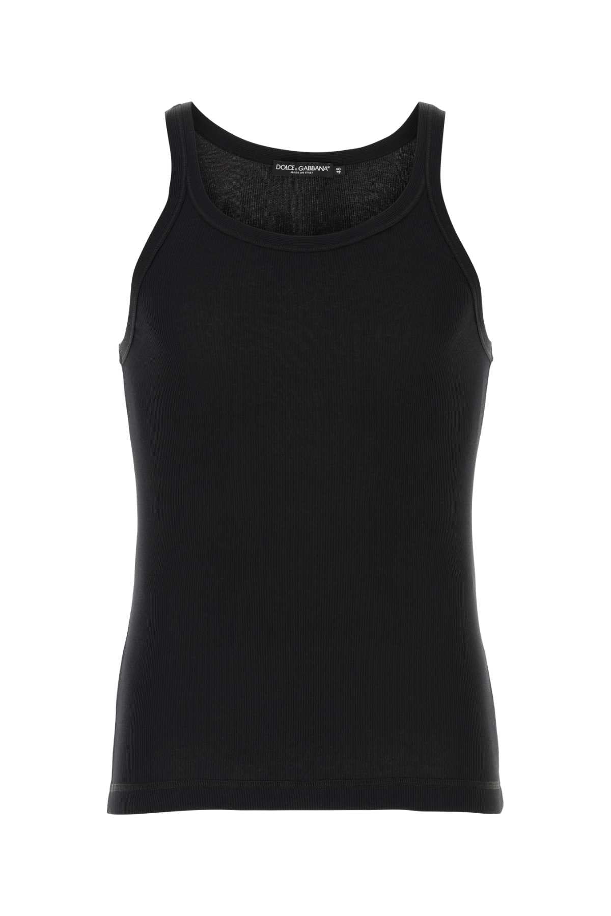 DOLCE & GABBANA Classic Cotton Tank Top - SS26 Edition