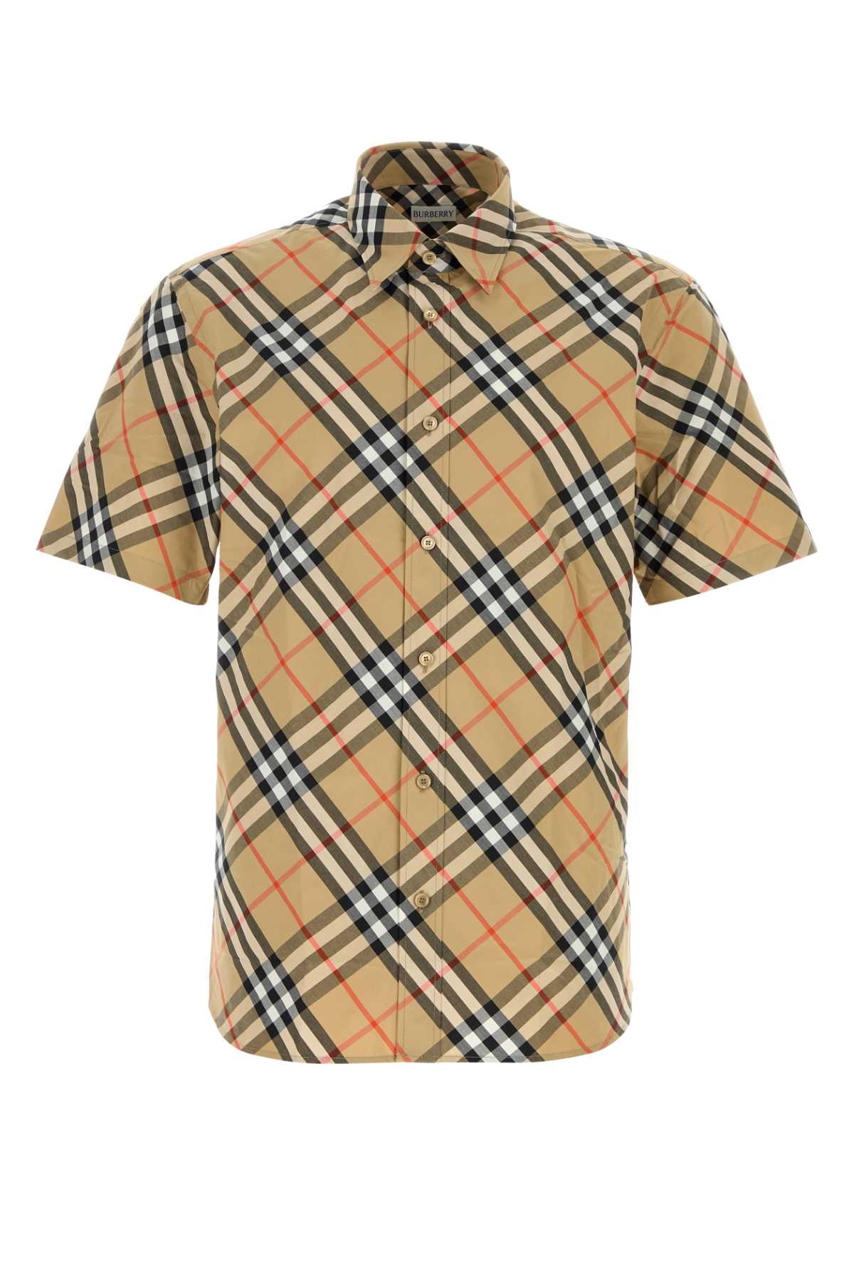 BURBERRY Printed Poplin Shirt for Men