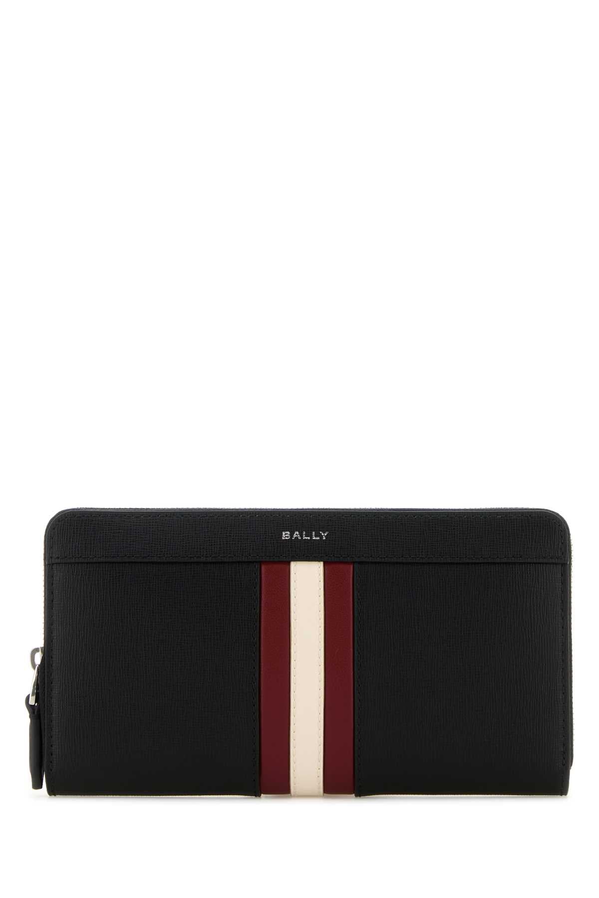 BALLY Men's Mini Leather Wallet - 19cm x 12cm x 2cm