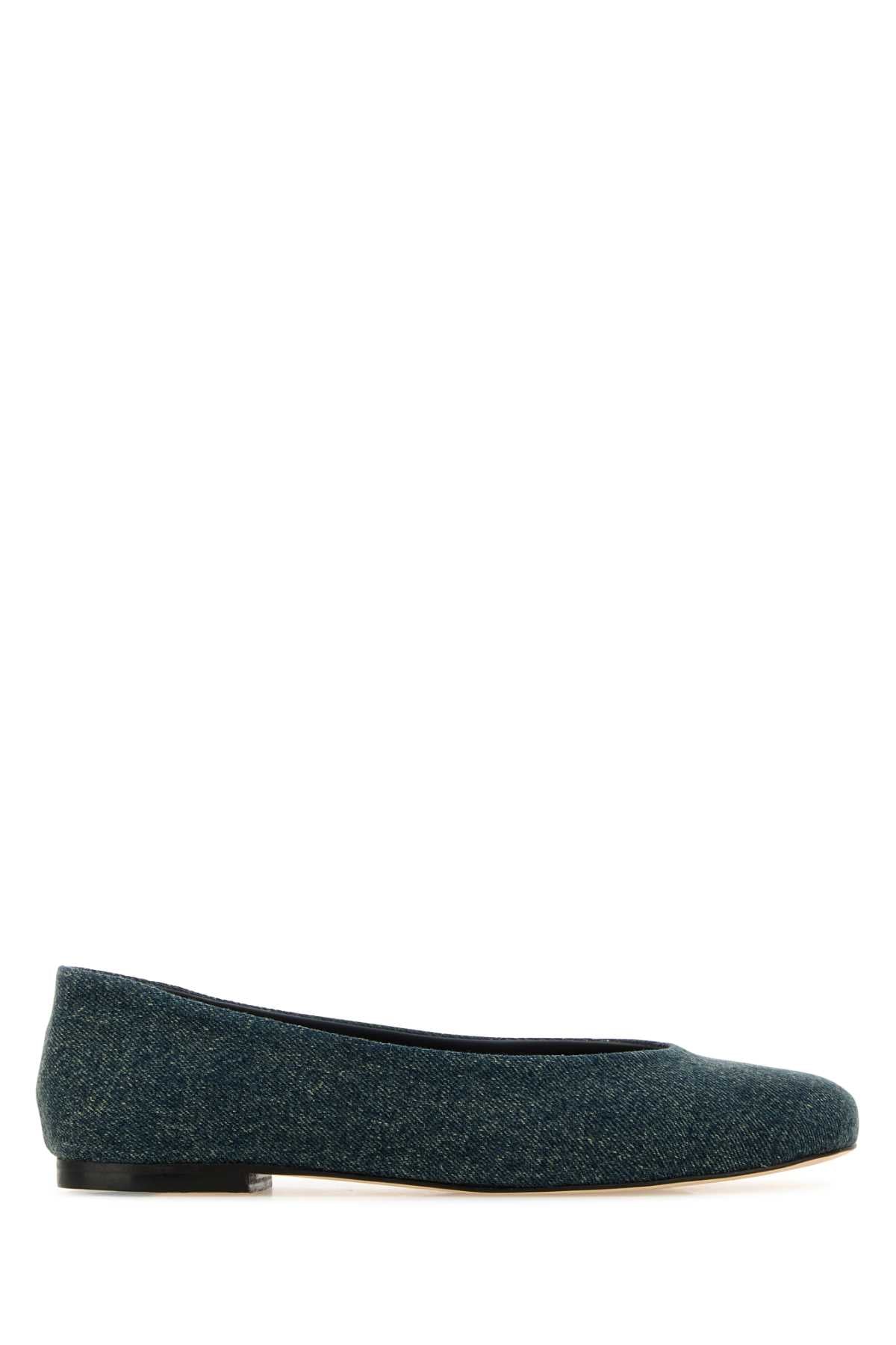 GIMAGUAS Denim Ballerinas for Women