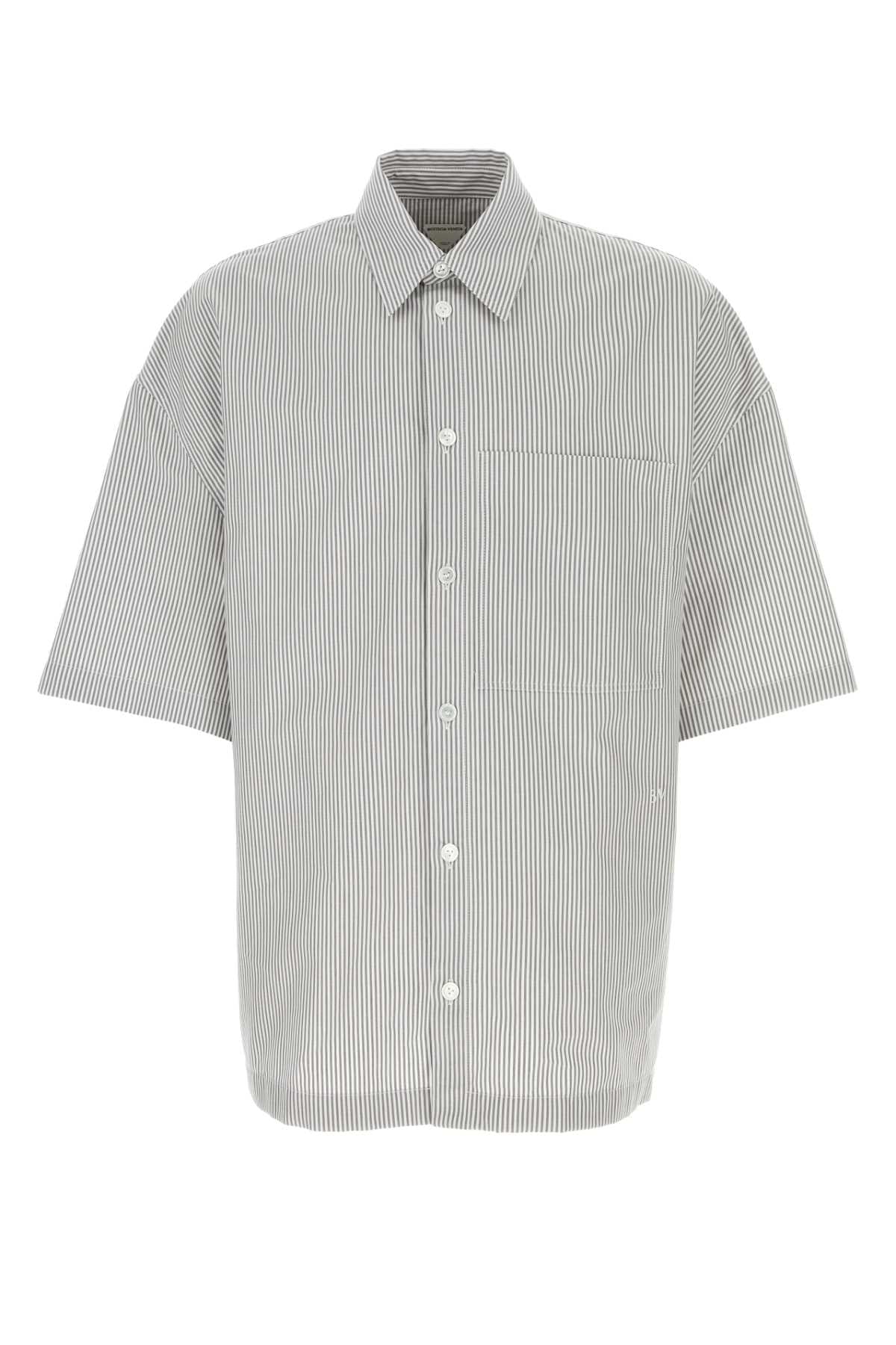 BOTTEGA VENETA Embroidered Poplin Shirt for Men