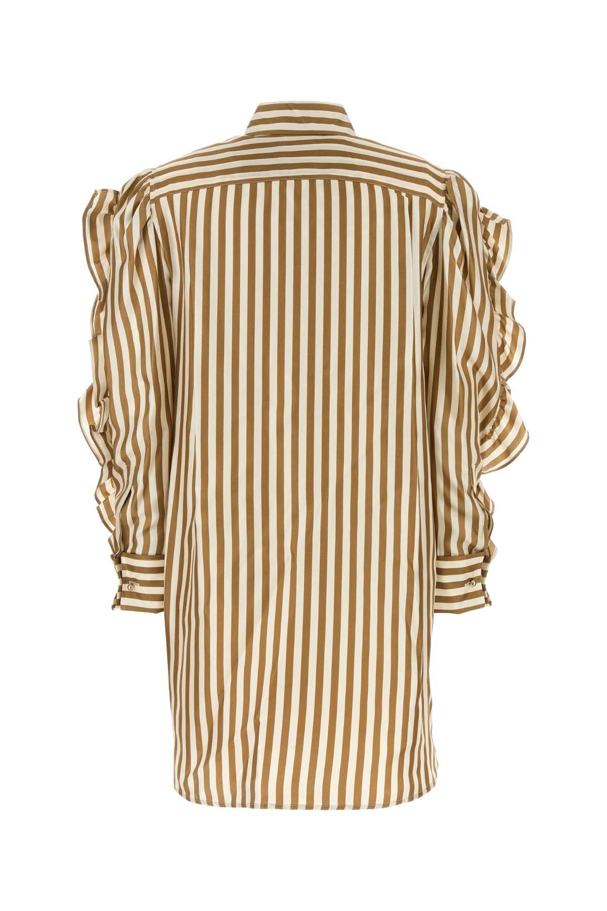 MAX MARA Silk Printed Manna Shirt Dress