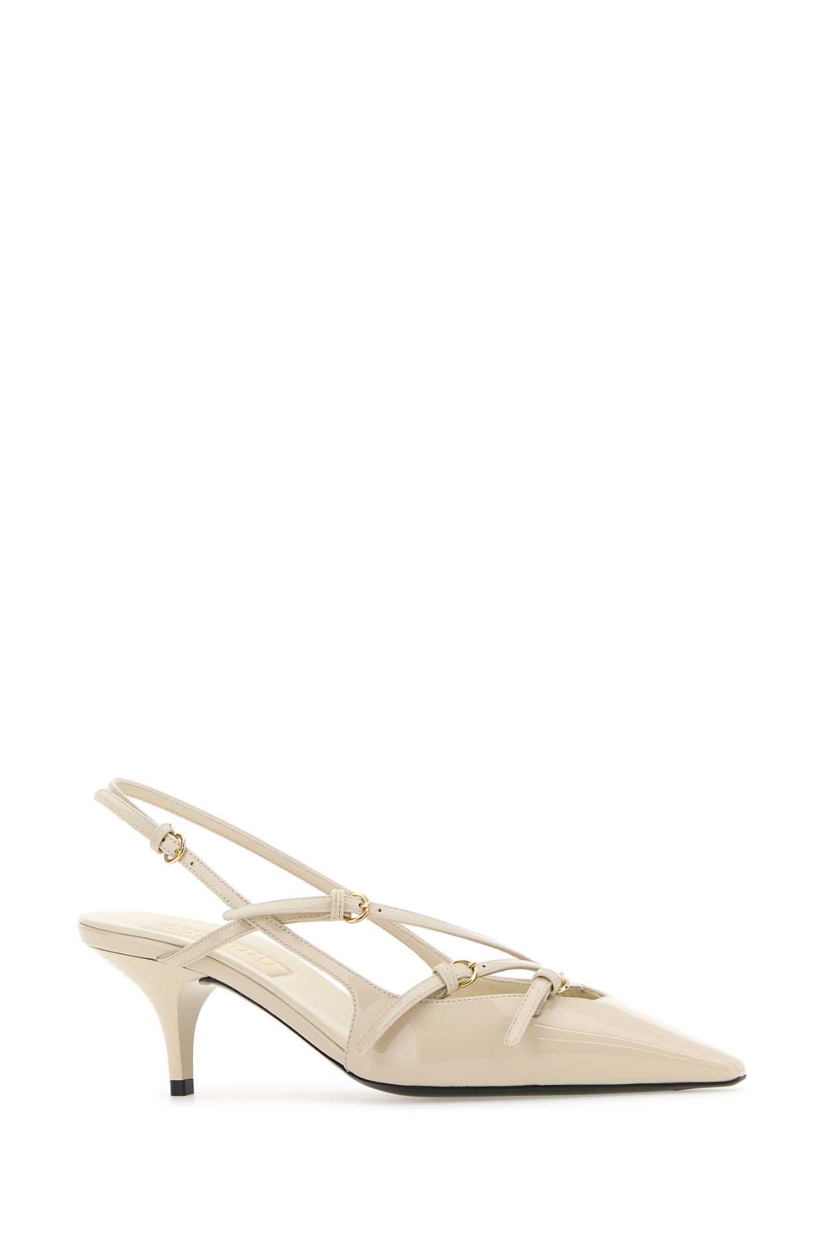 MIU MIU Elegant Leather Pumps with 5.5 cm Heel