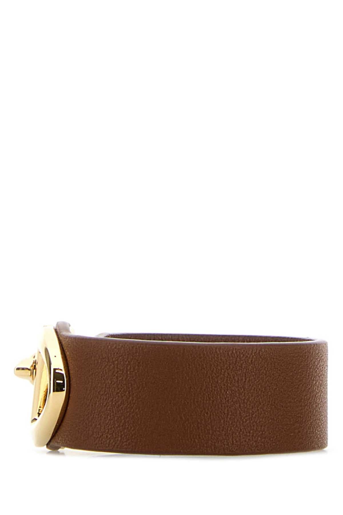 VALENTINO GARAVANI Leather VLogo Bracelet - 17 cm Circumference