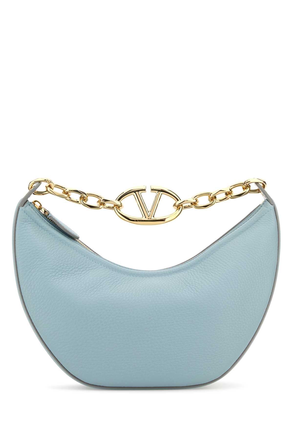 VALENTINO GARAVANI Mini Leather Hobo Handbag with VLogo Moon