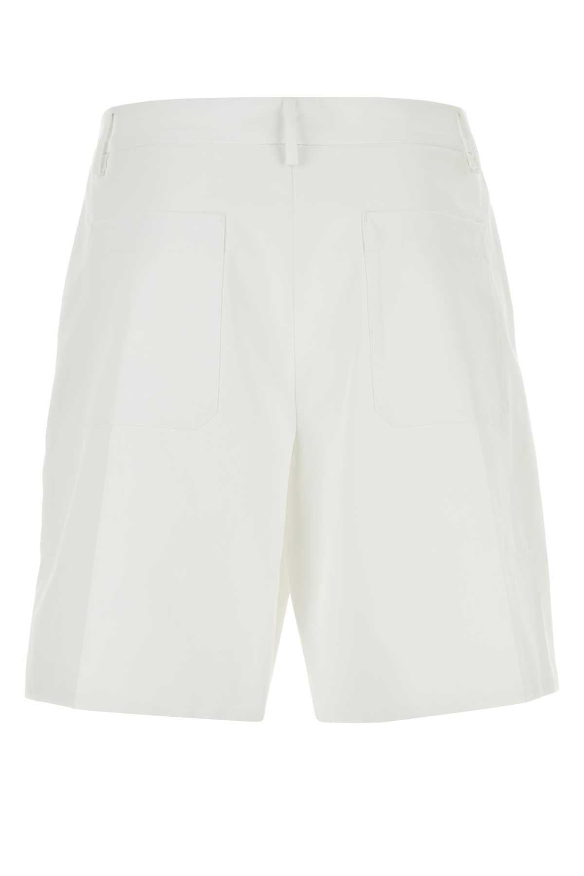 VALENTINO GARAVANI Classic Cotton Bermuda Shorts for Men - Summer 2025