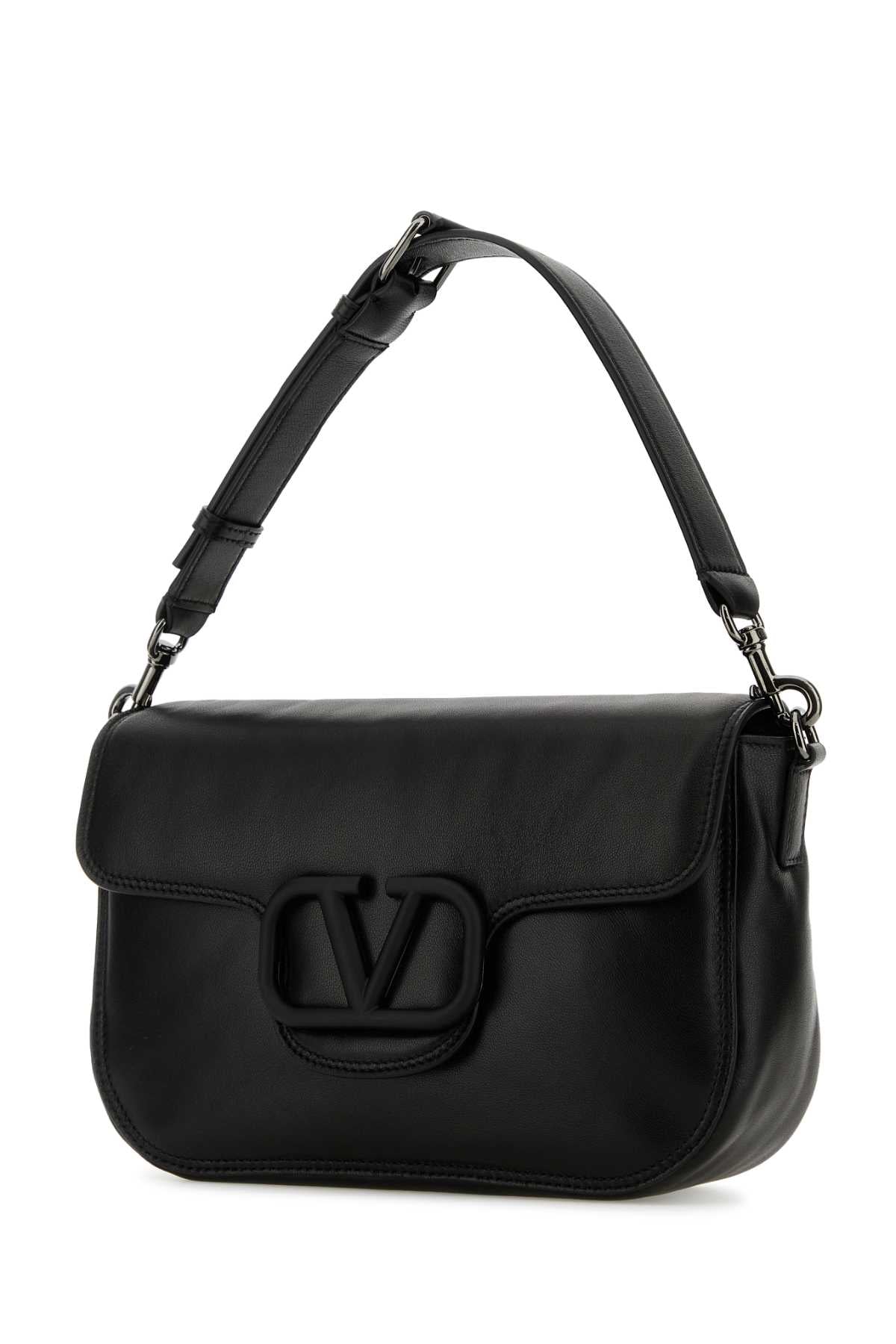 VALENTINO GARAVANI Mini Leather Locò Handbag - 27 cm x 20 cm