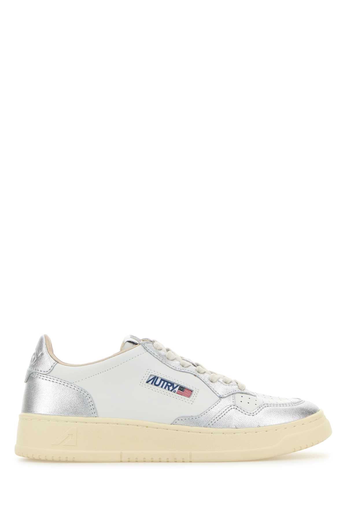 AUTRY Two-tone Leather Medalist Sneaker for Women