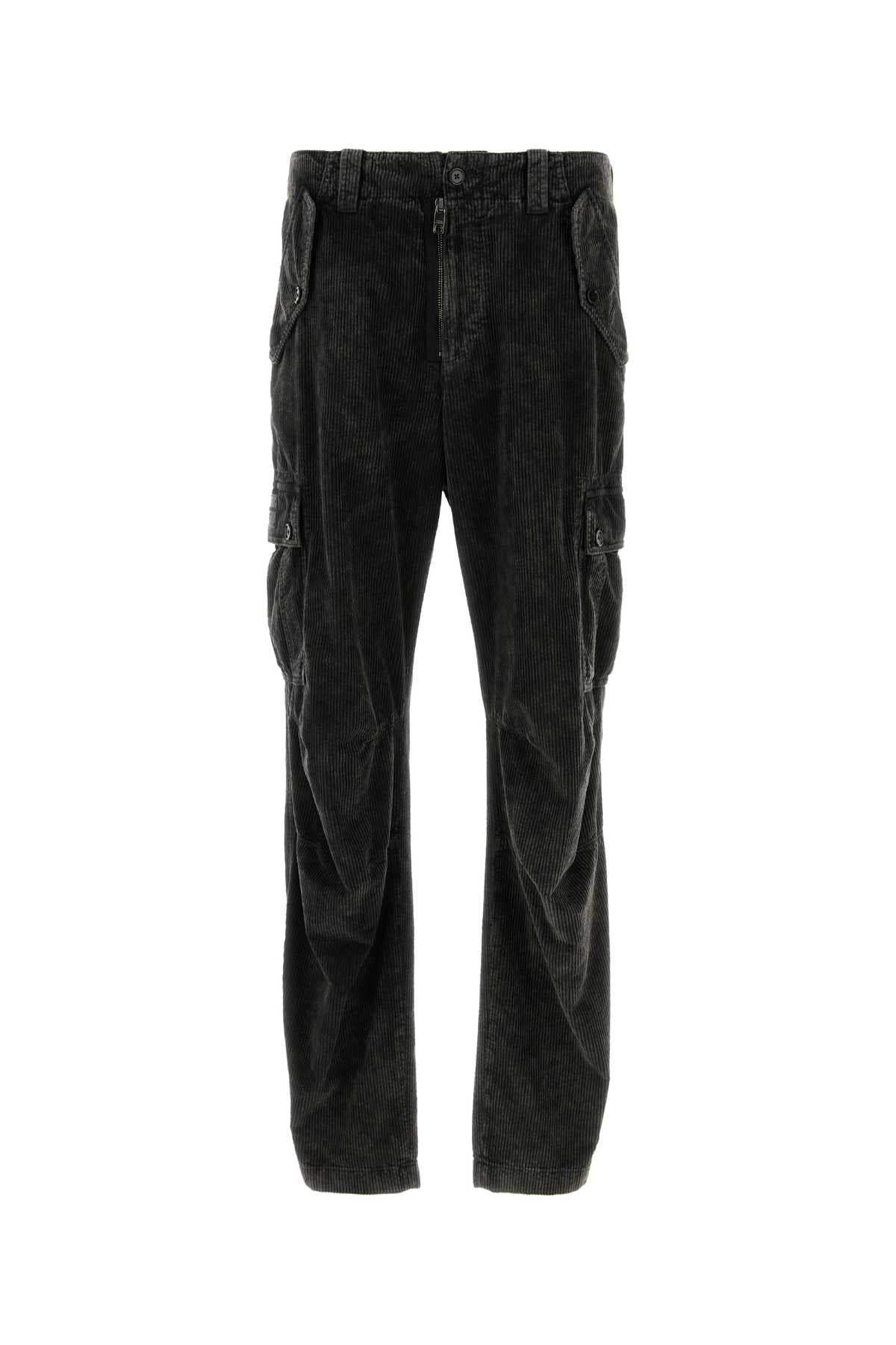 DOLCE & GABBANA Stretch Corduroy Cargo Pant