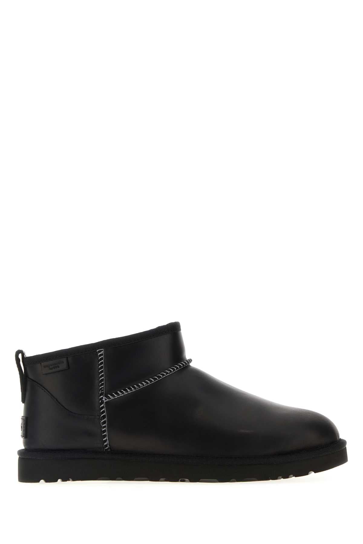 UGG Men's Leather Classic Ultra Mini Ankle Boots