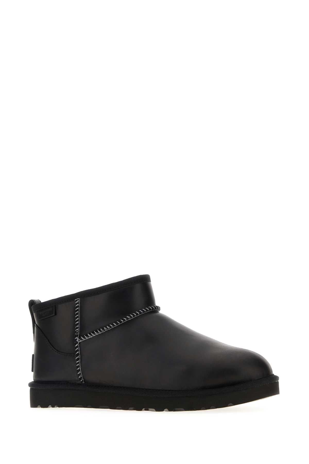 UGG Men's Leather Classic Ultra Mini Ankle Boots