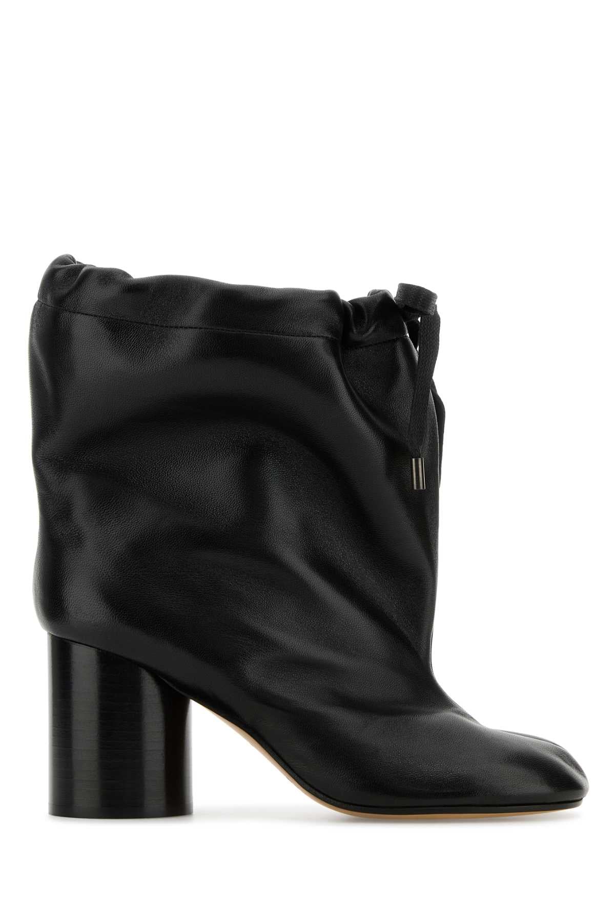 MAISON MARGIELA Elegant Tabi Ankle Boots with 8 cm Heel
