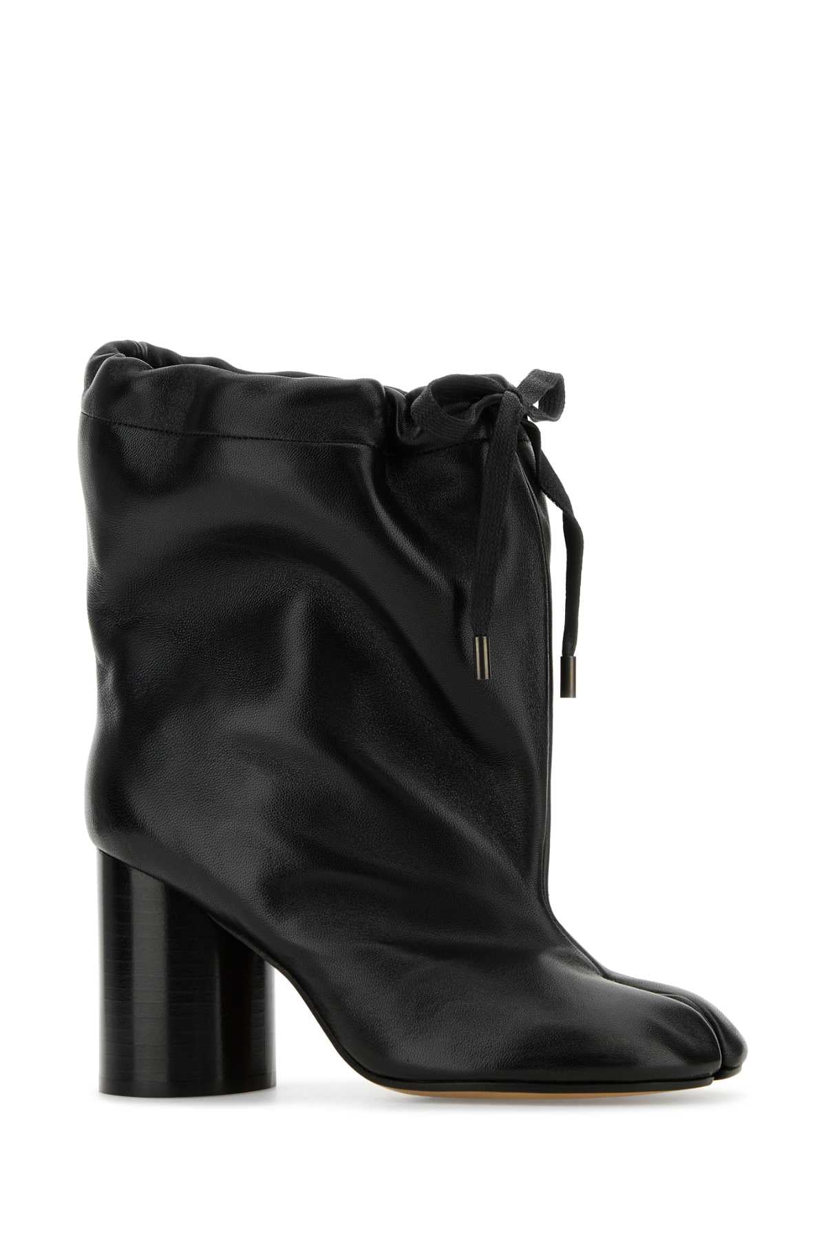 MAISON MARGIELA Elegant Tabi Ankle Boots with 8 cm Heel