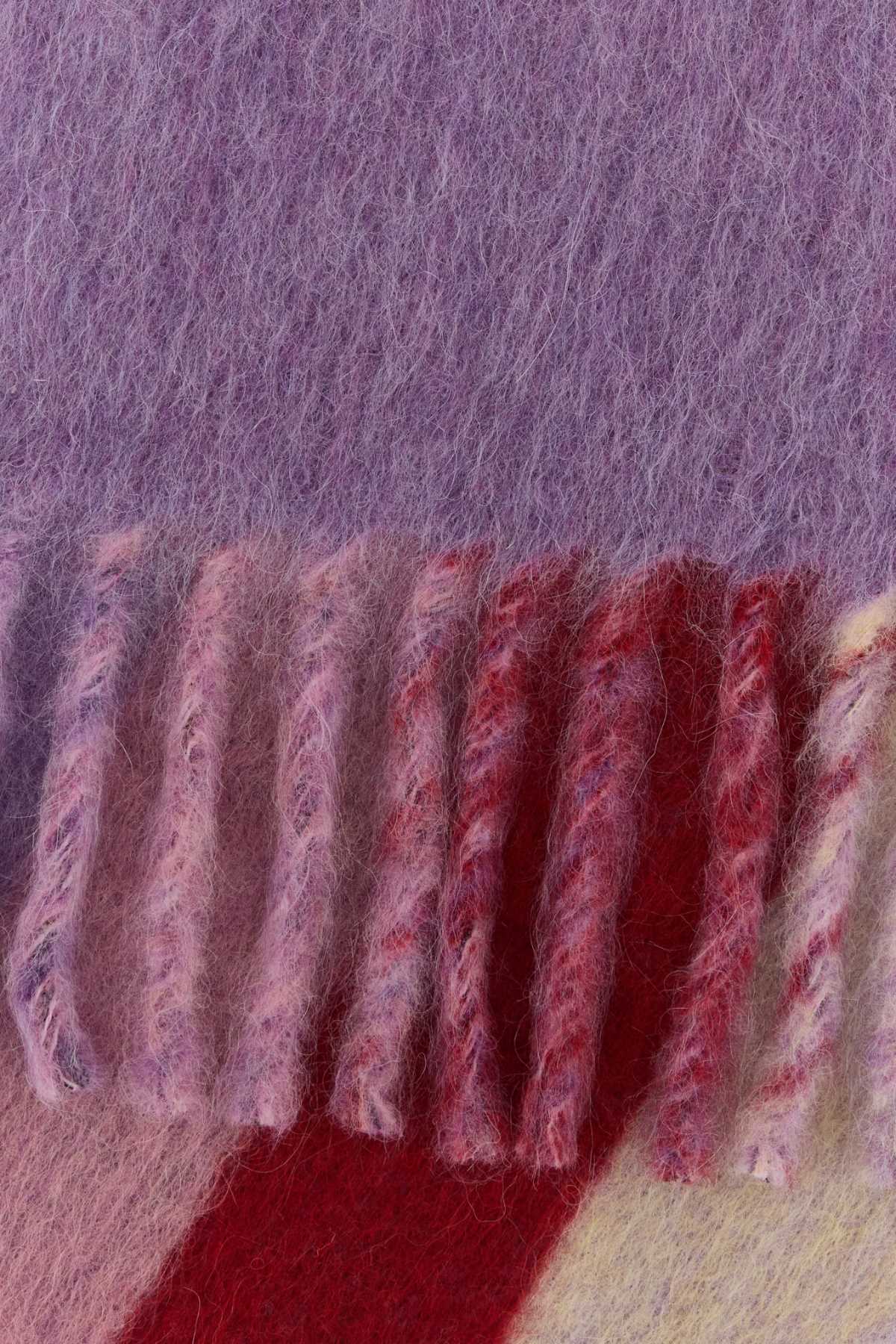 MARNI Embroidered Wool Blend Scarf - 250 cm x 27 cm