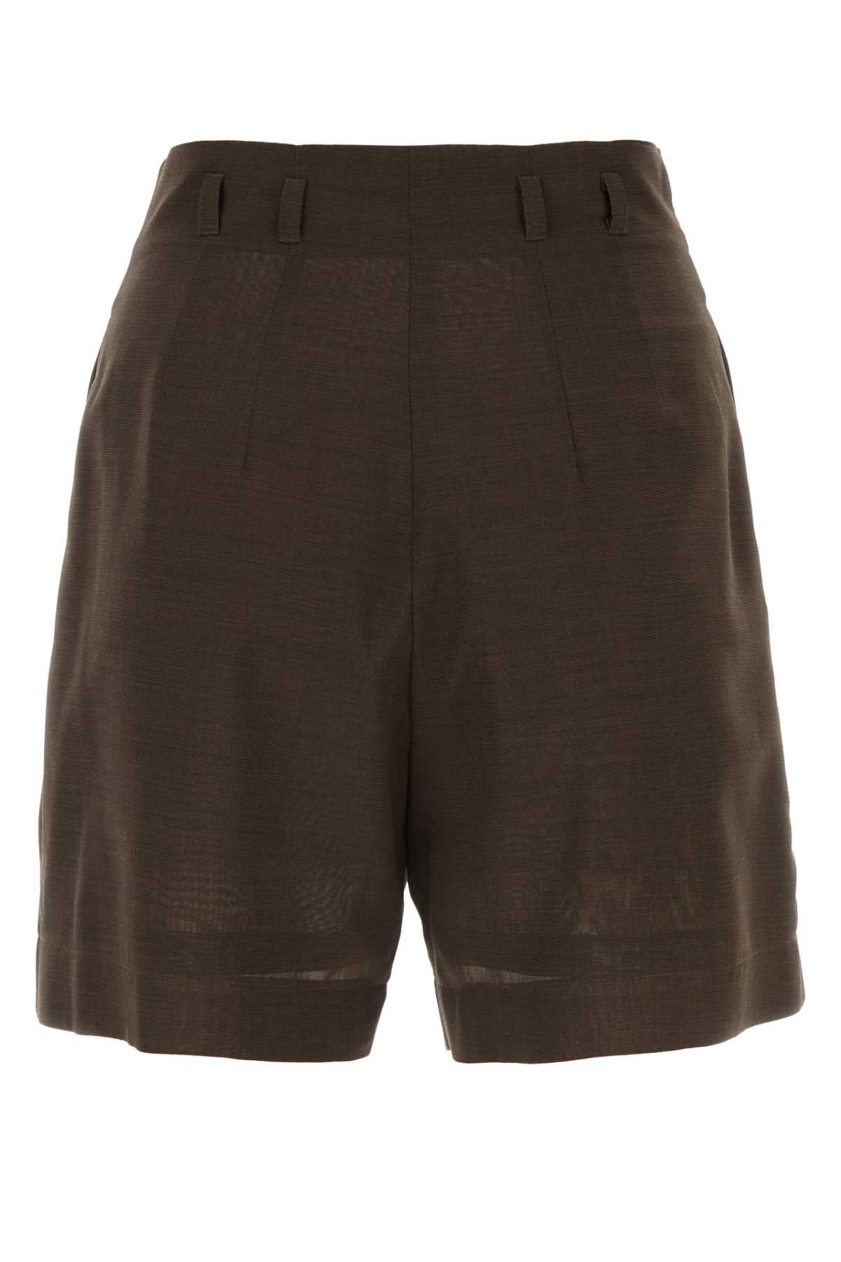 PHILOSOPHY DI LORENZO SERAFINI Chic Wool Blend Mini Shorts for Women