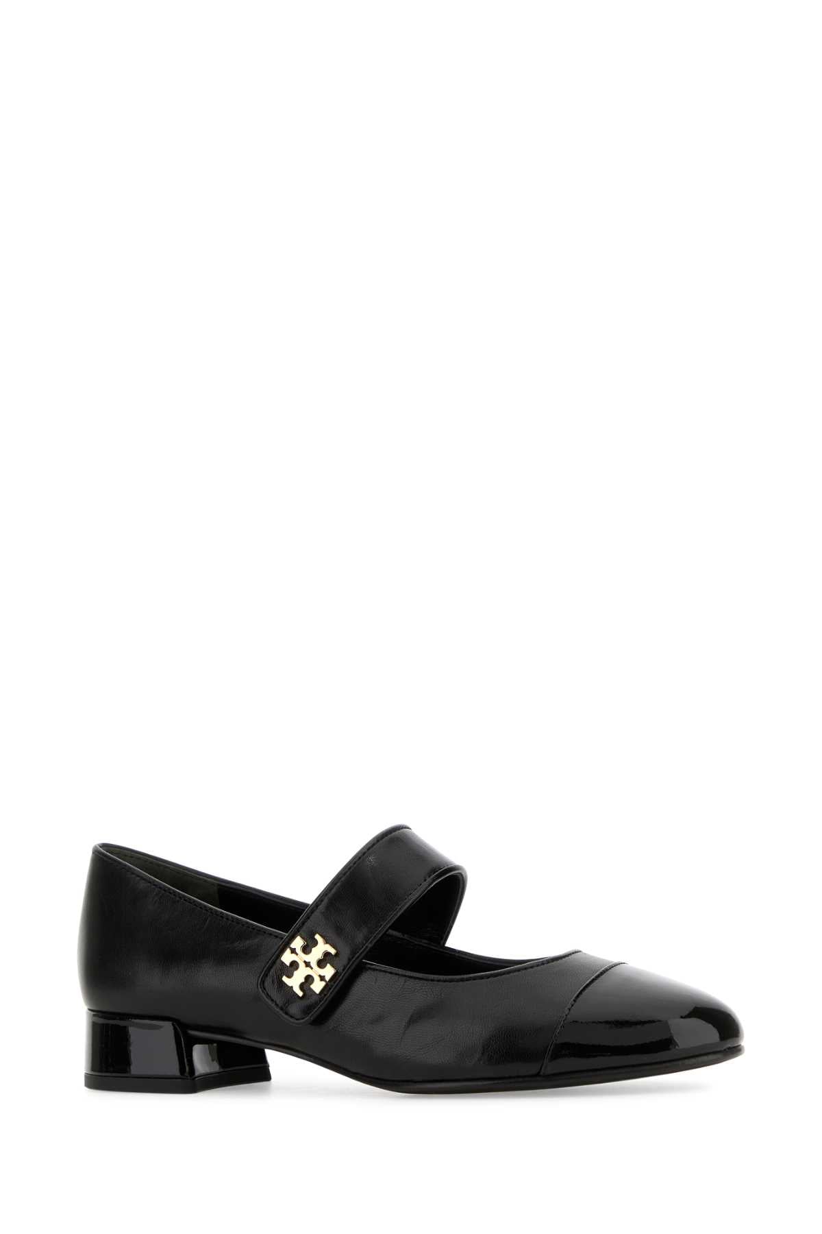 TORY BURCH Cap-Toe Mini Mary Jane Ballerinas