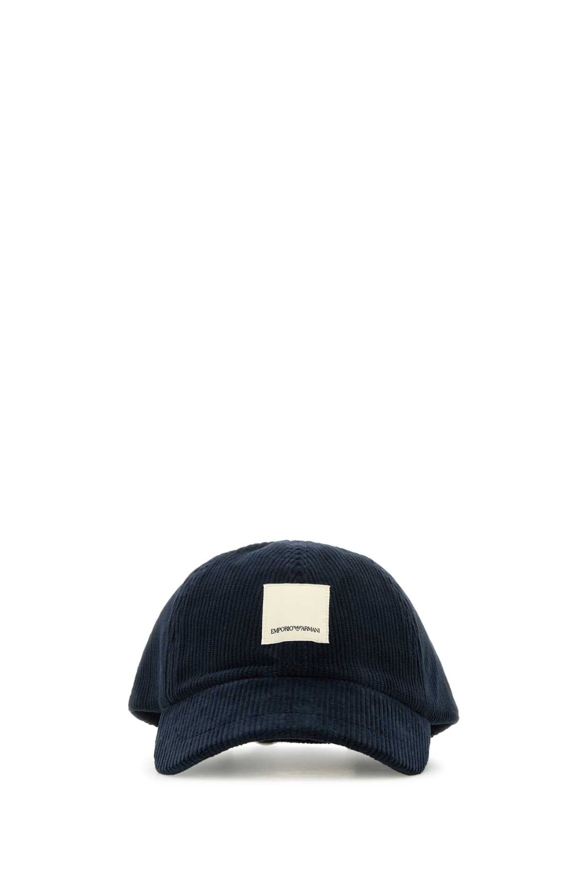 EMPORIO ARMANI Stretch Corduroy Baseball Cap - SS25