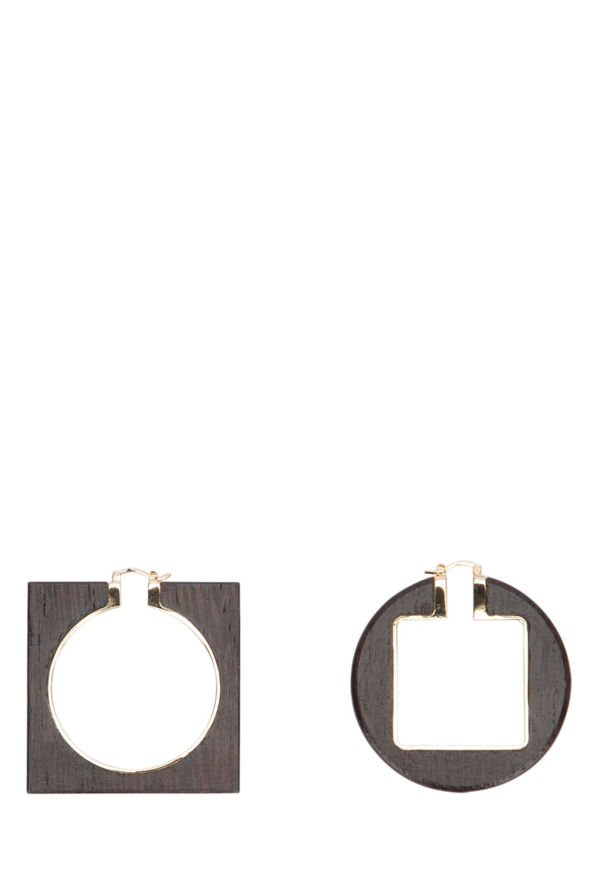 JACQUEMUS Square Hoop Earrings