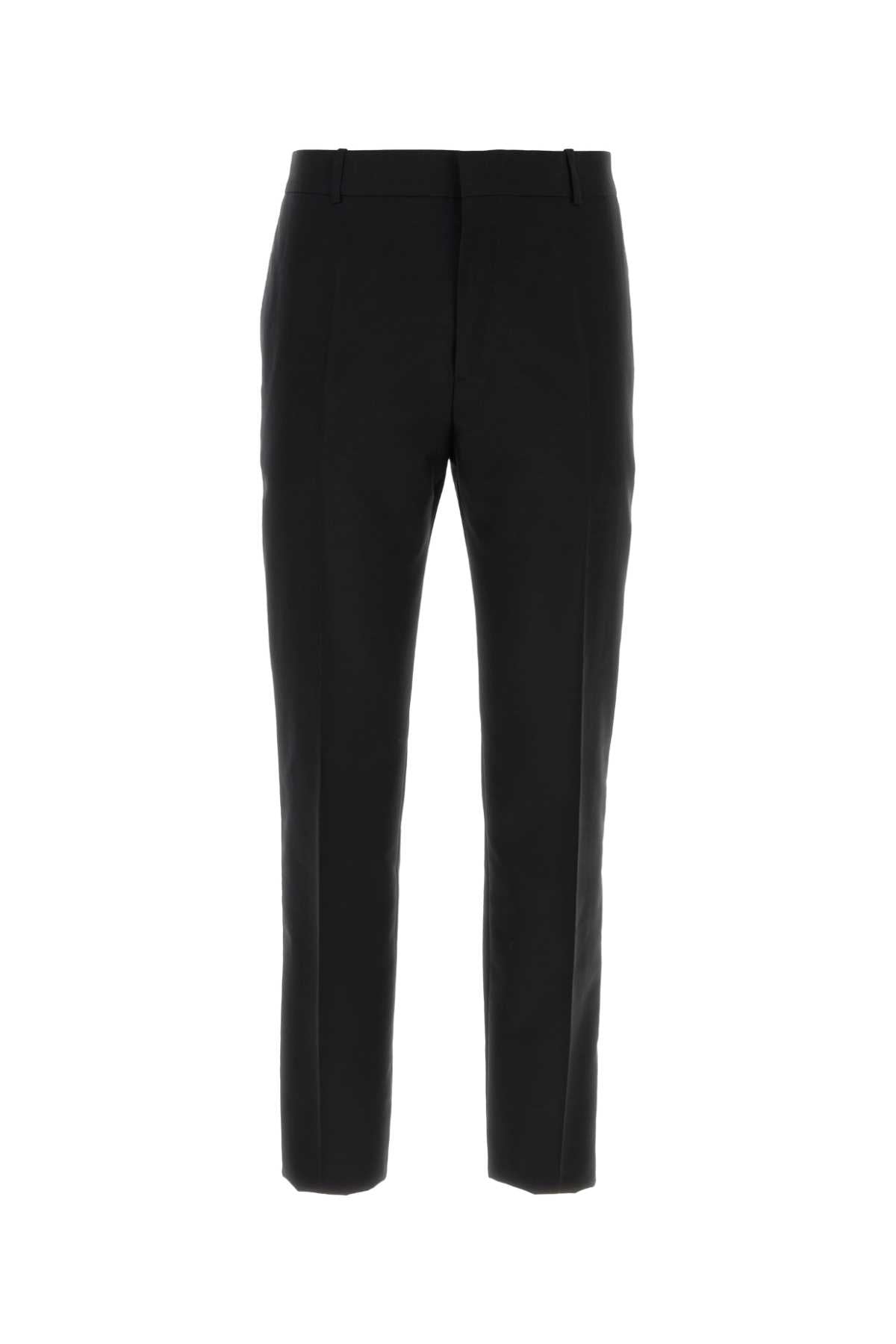 ALEXANDER MCQUEEN Modern Tailored Gabardine Pants for Men - 24W
