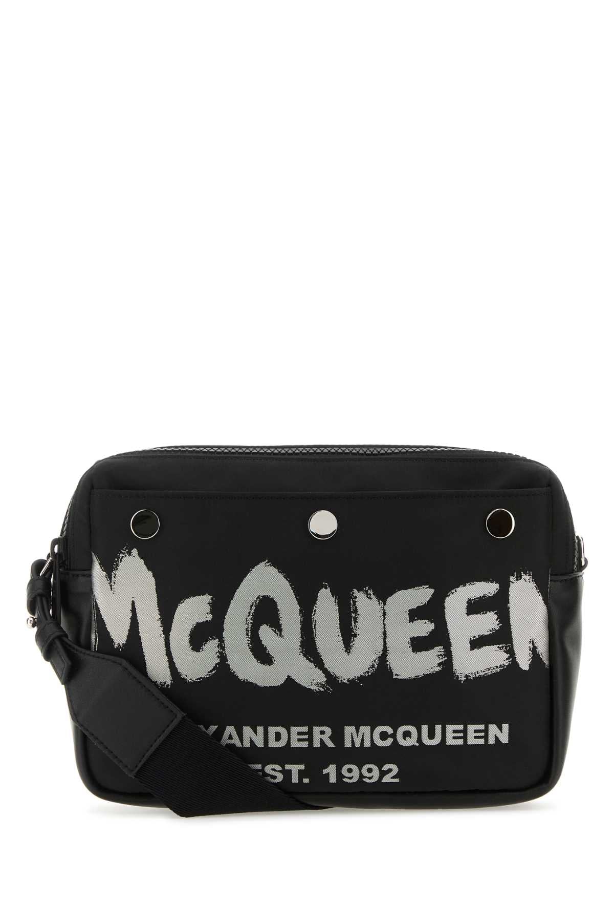 ALEXANDER MCQUEEN Graffiti Crossbody Mini Handbag - 24 cm x 16 cm x 8 cm